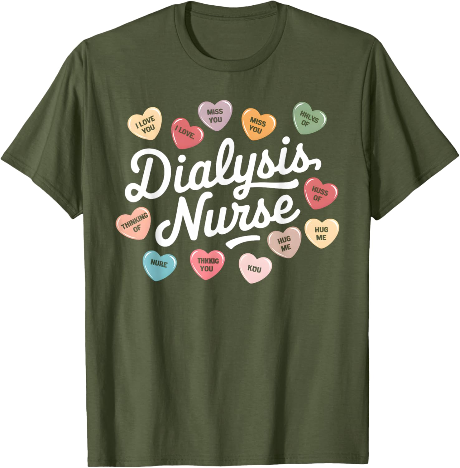 Valentine's Day Dialysis Nurse T-Shirt for Nephrology Technicians - 17