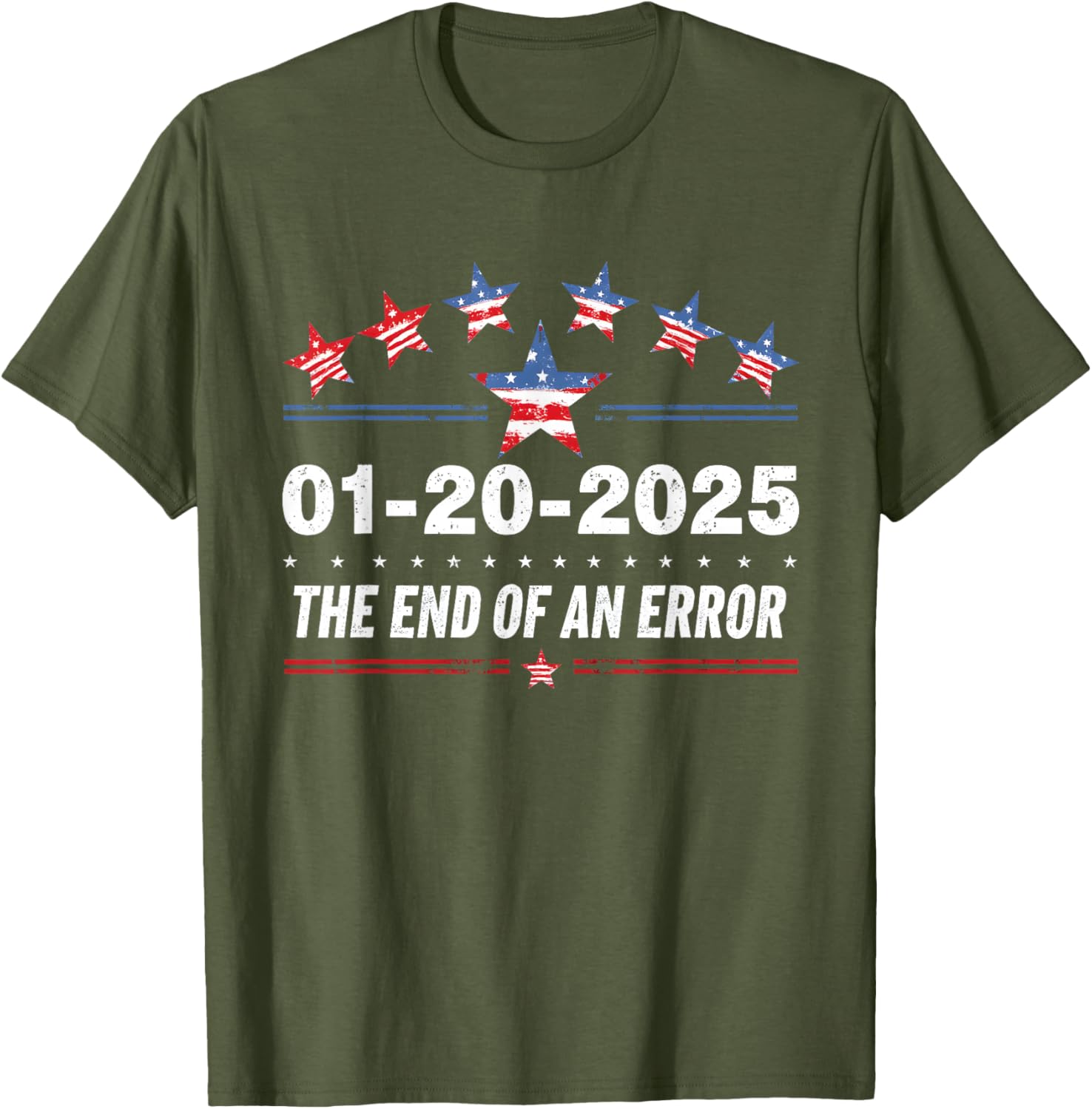 Patriotic Change 2025 Graphic Tee for Adults - Classic Fit, Crew Neck - 23