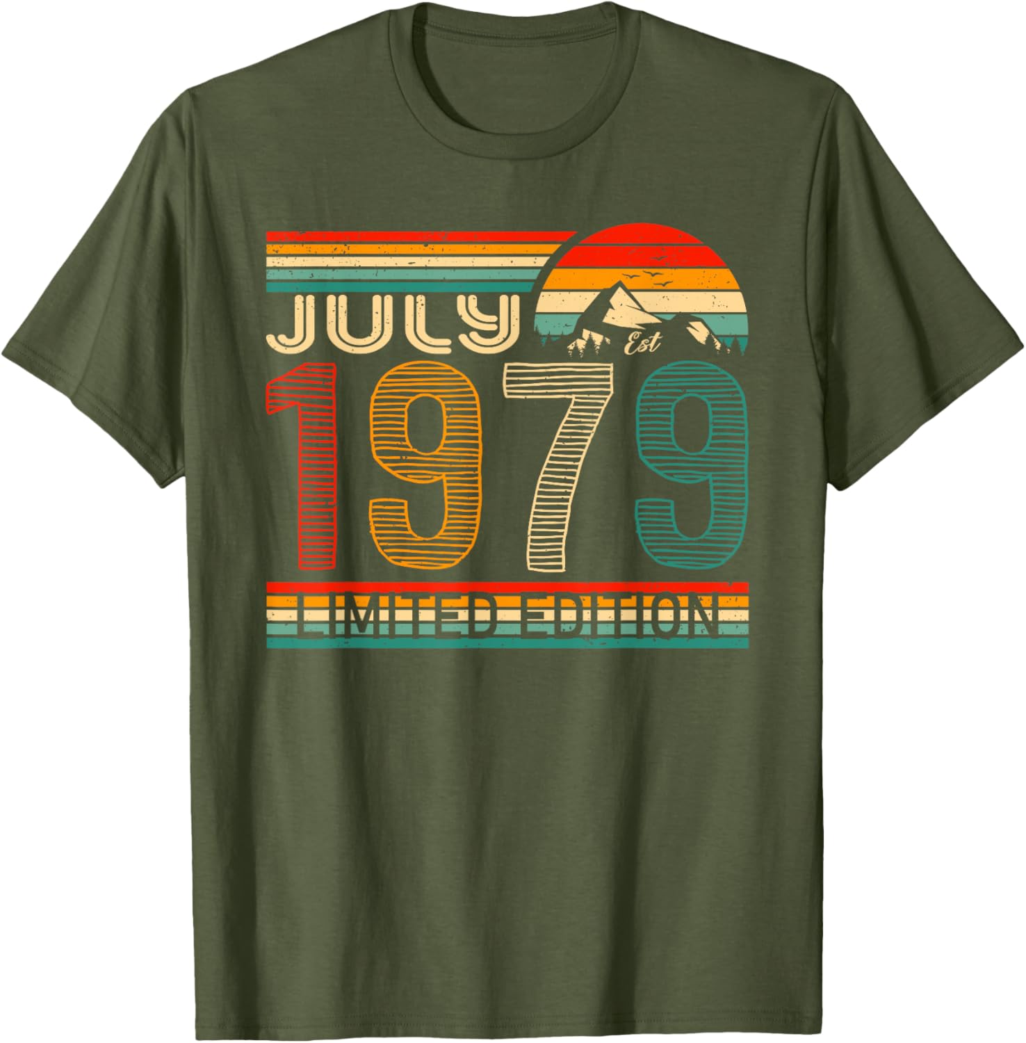 July 1979 Vintage Birthday T-Shirt Classic Retro Style Birthday Gift - 16