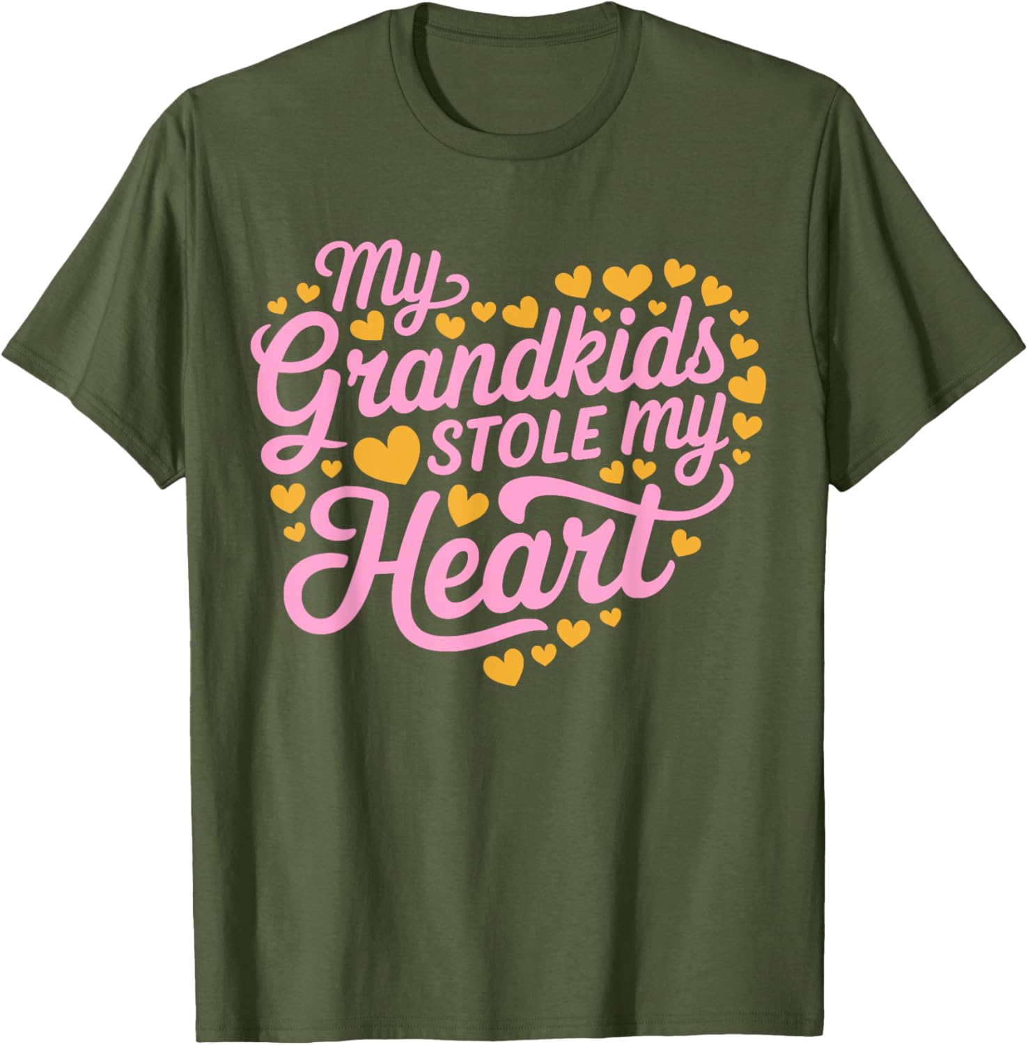 My Grandkids Stole My Heart T-Shirt for Grandma and Nana Lovers - 14