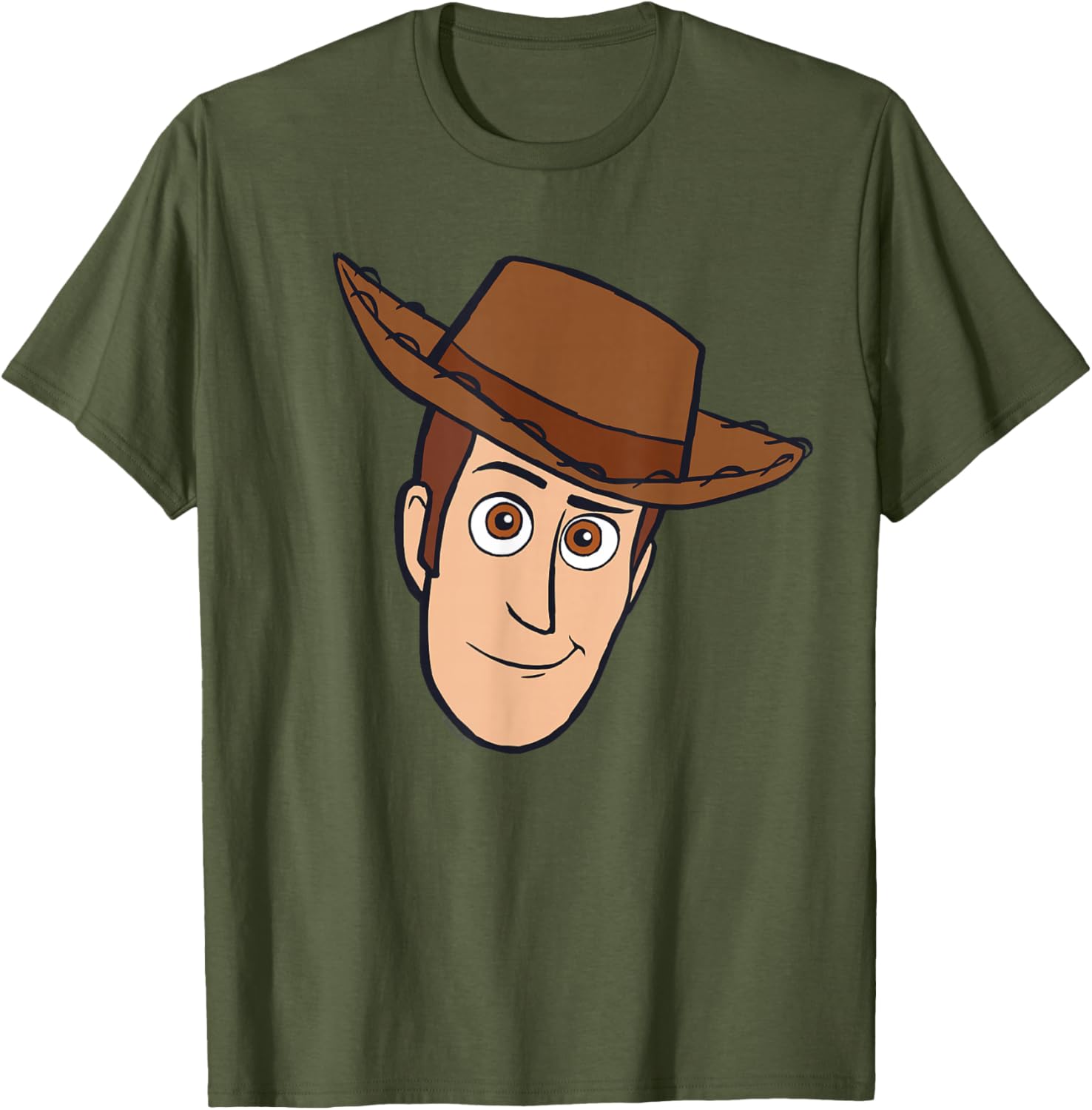 Disney Pixar Toy Story Sheriff Woody Big Face T-Shirt for Kids and Adults - 24