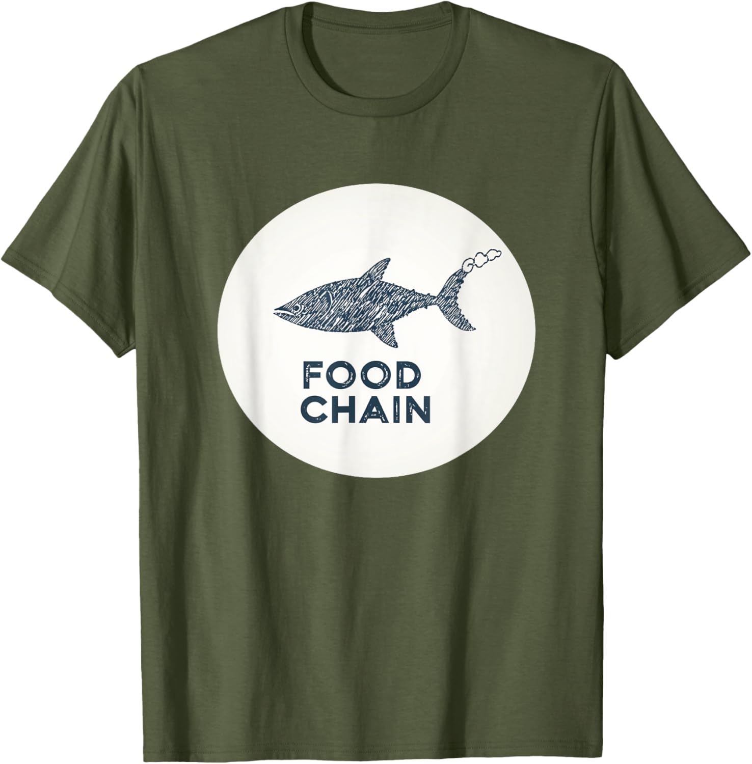 Fun Food Chain T-Shirt with Colorful Fish Costume for Kids - 5