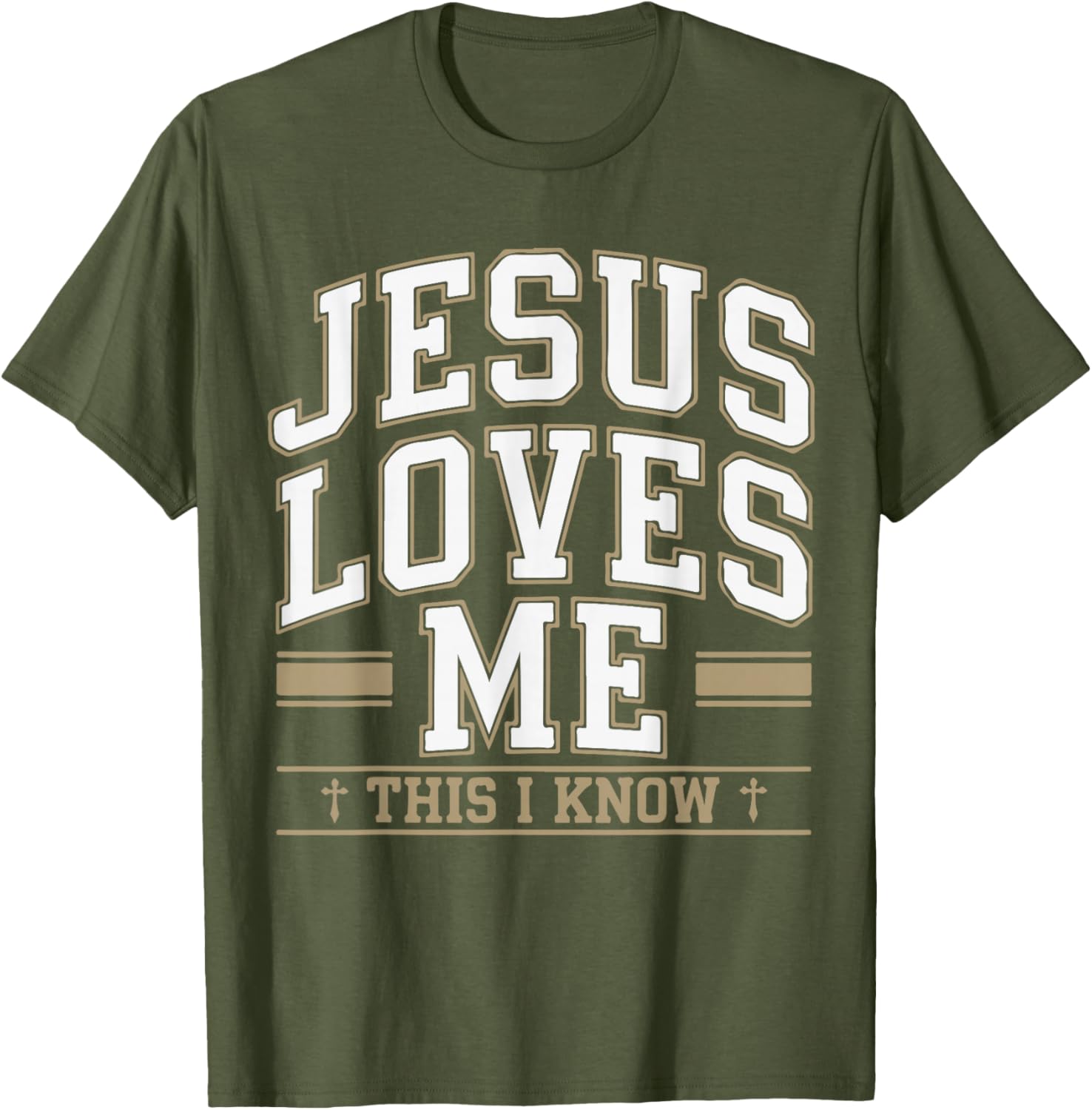 Jesus Loves Me This I Know T-Shirt for Christian Faith Fans - 12