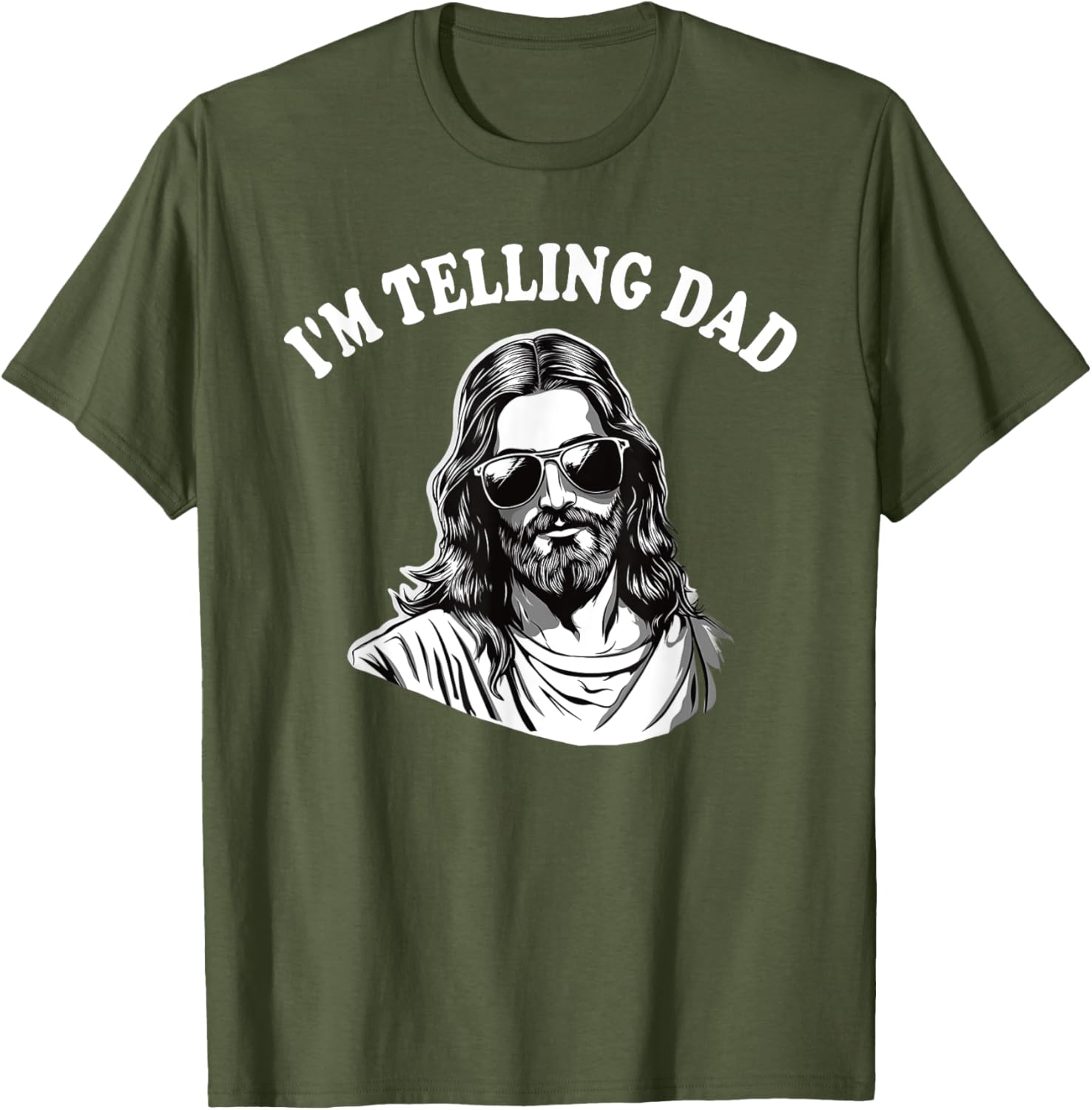 Funny Christian Jesus Meme Dad T-Shirt for Religious Humor Lovers - 18