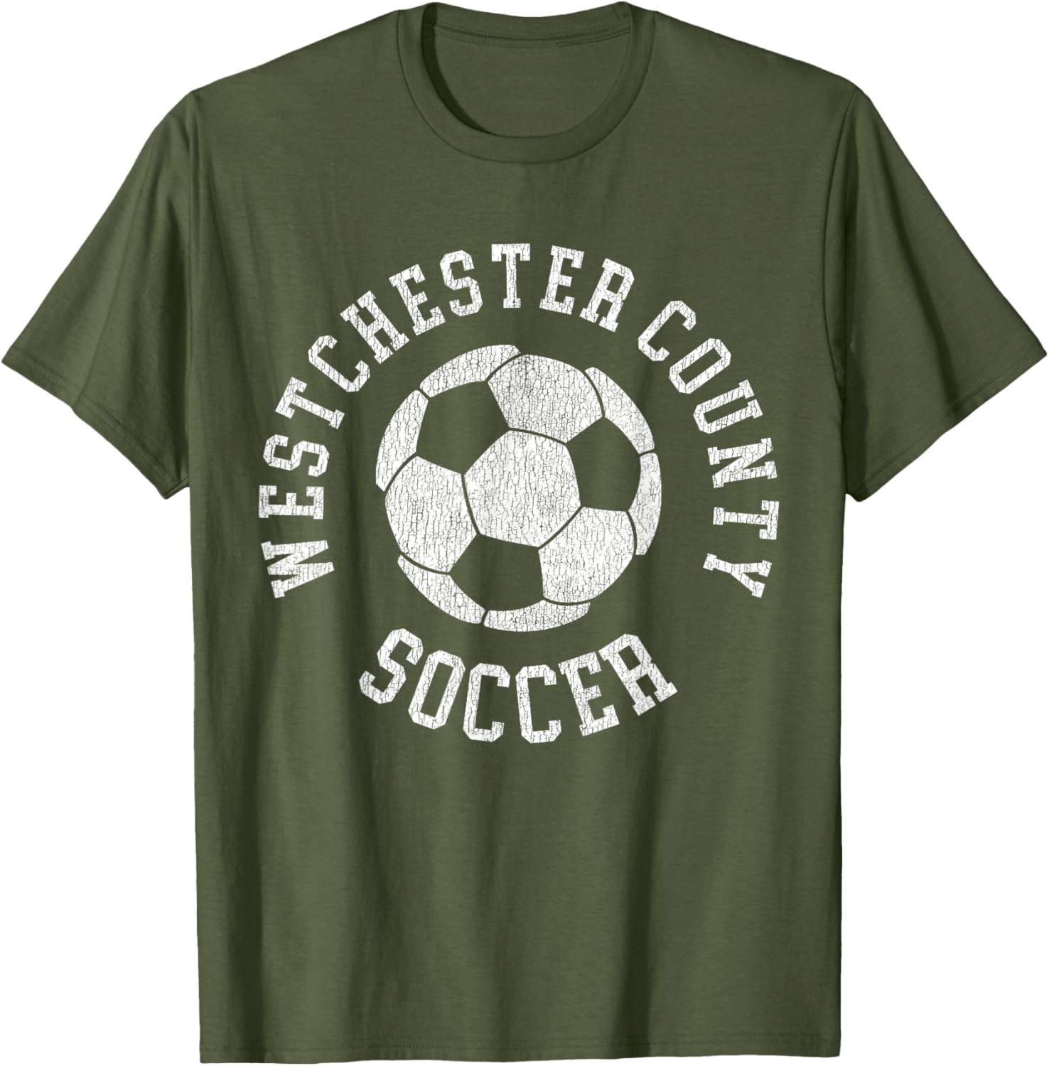 Westchester County Retro Distressed 90's Vintage Soccer T-Shirt - 3