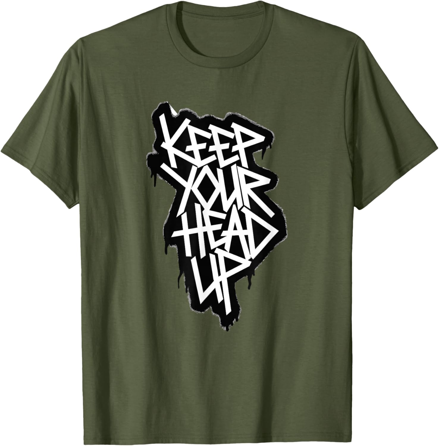 Keep Your Head Up Inspirational T-Shirt for Positive Vibes and Style - 18
