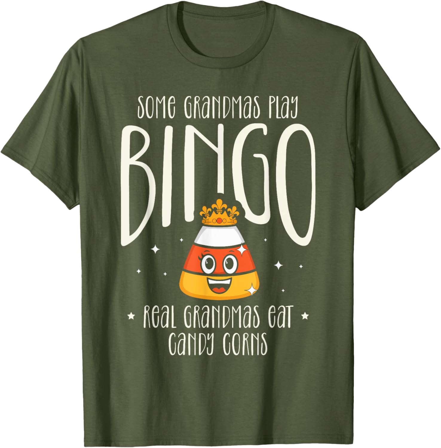 Funny Grandma Bingo T-Shirt for Candy Corn Lovers - Perfect Gift Idea - 18