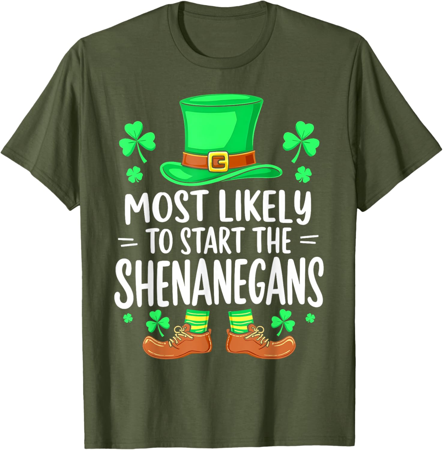 St Patricks Day Shenanigans T-Shirt for Fun Irish Celebrations - 4
