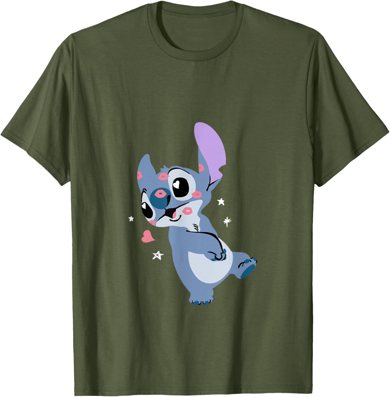 Disney Lilo and Stitch Valentine's Day Kisses T-Shirt for Fun Lovers - 6