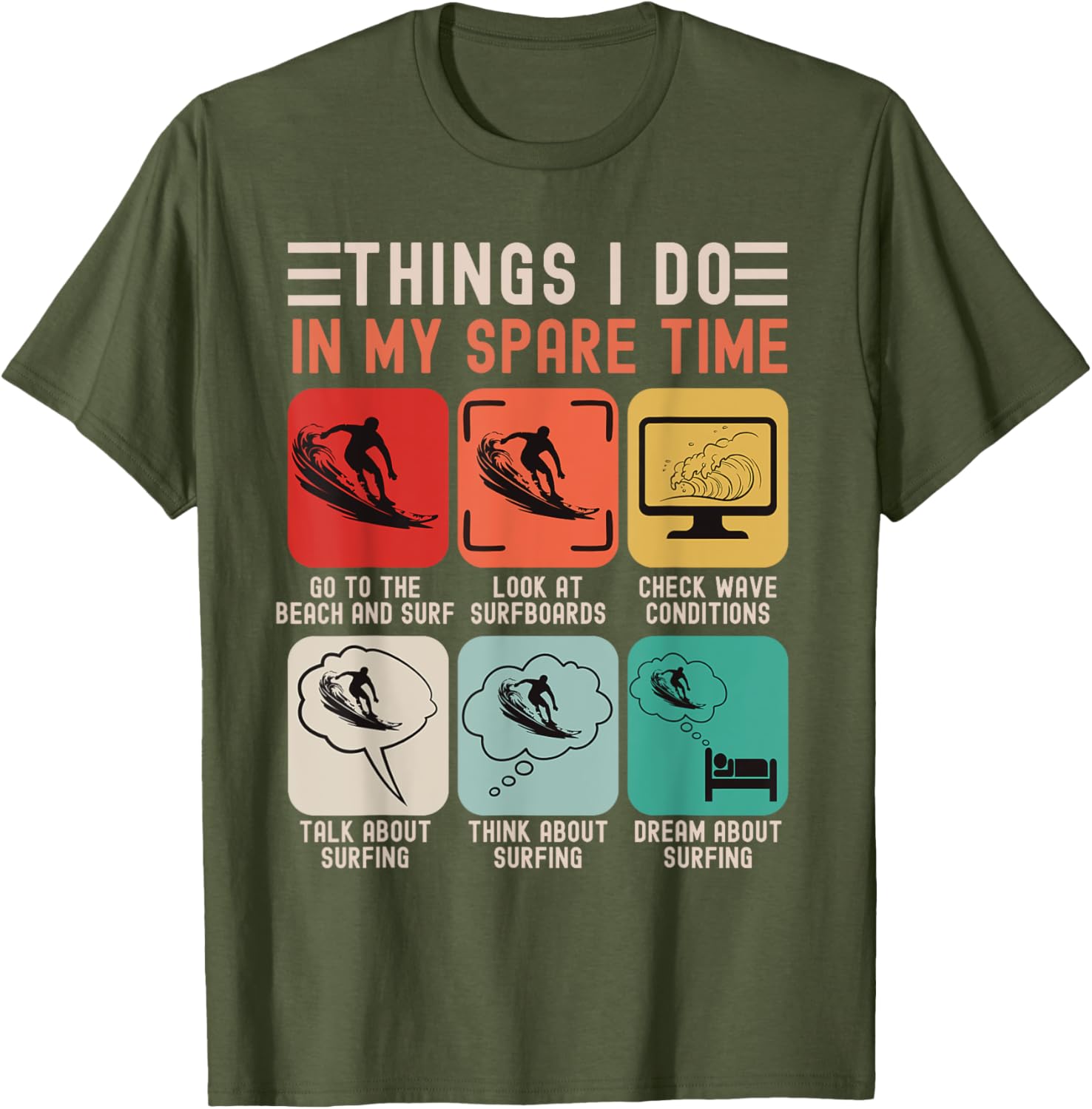 Funny Beach Days and Surfing T-Shirt for Relaxed Summer Vibes - 1