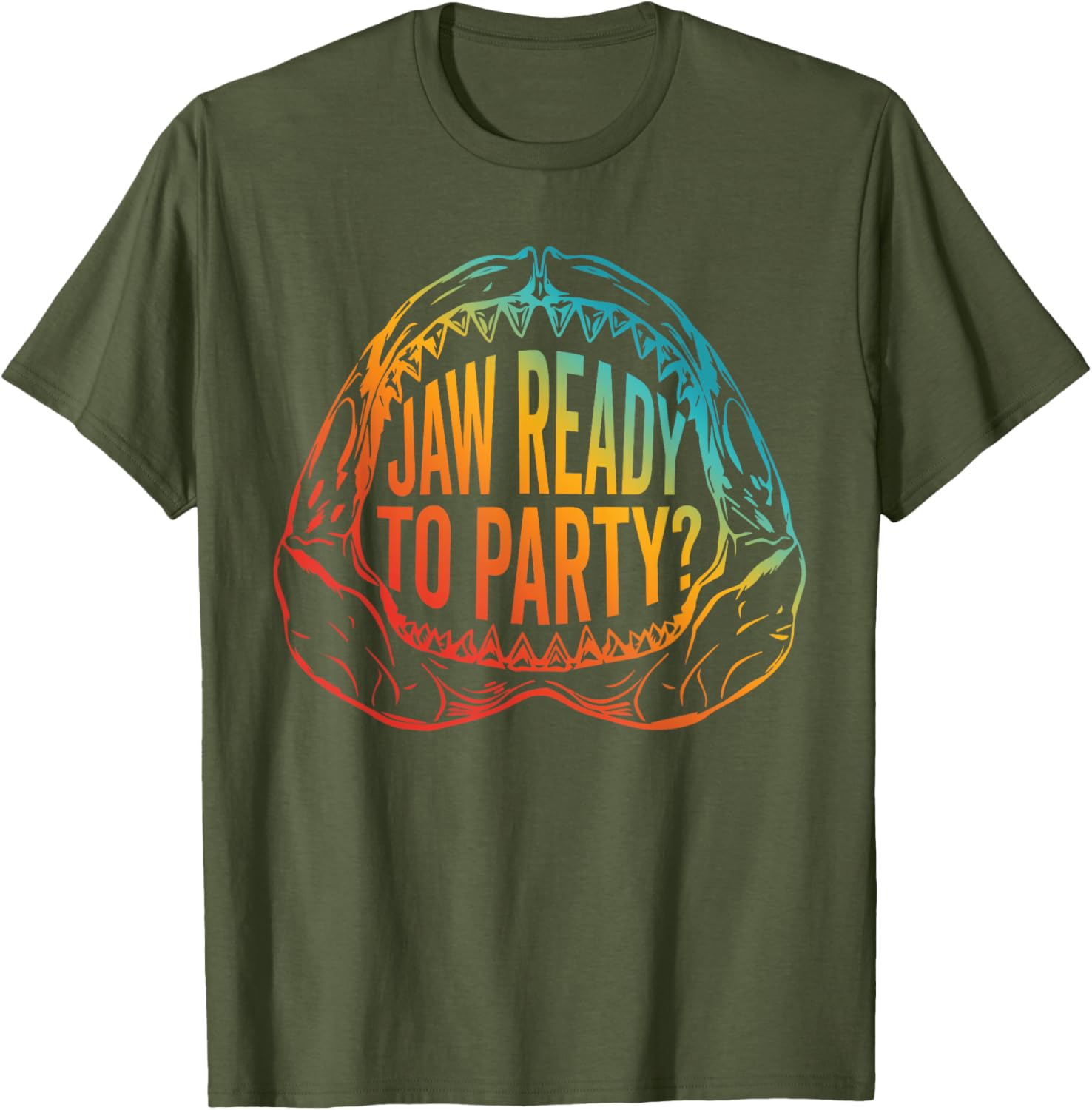 Jaw Ready to Party Funny T-Shirt for Fun Events and Gatherings - 3