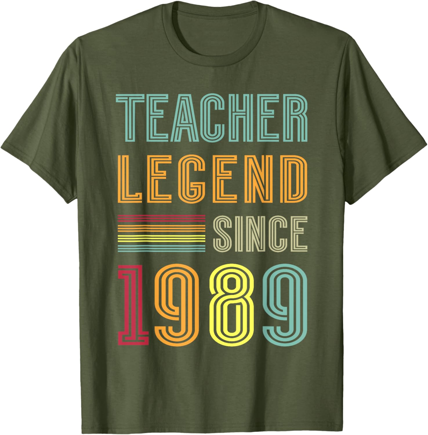 Teaching Legend 1989 36 Years Teacher T-Shirt for 36th Birthday Celebration - 5
