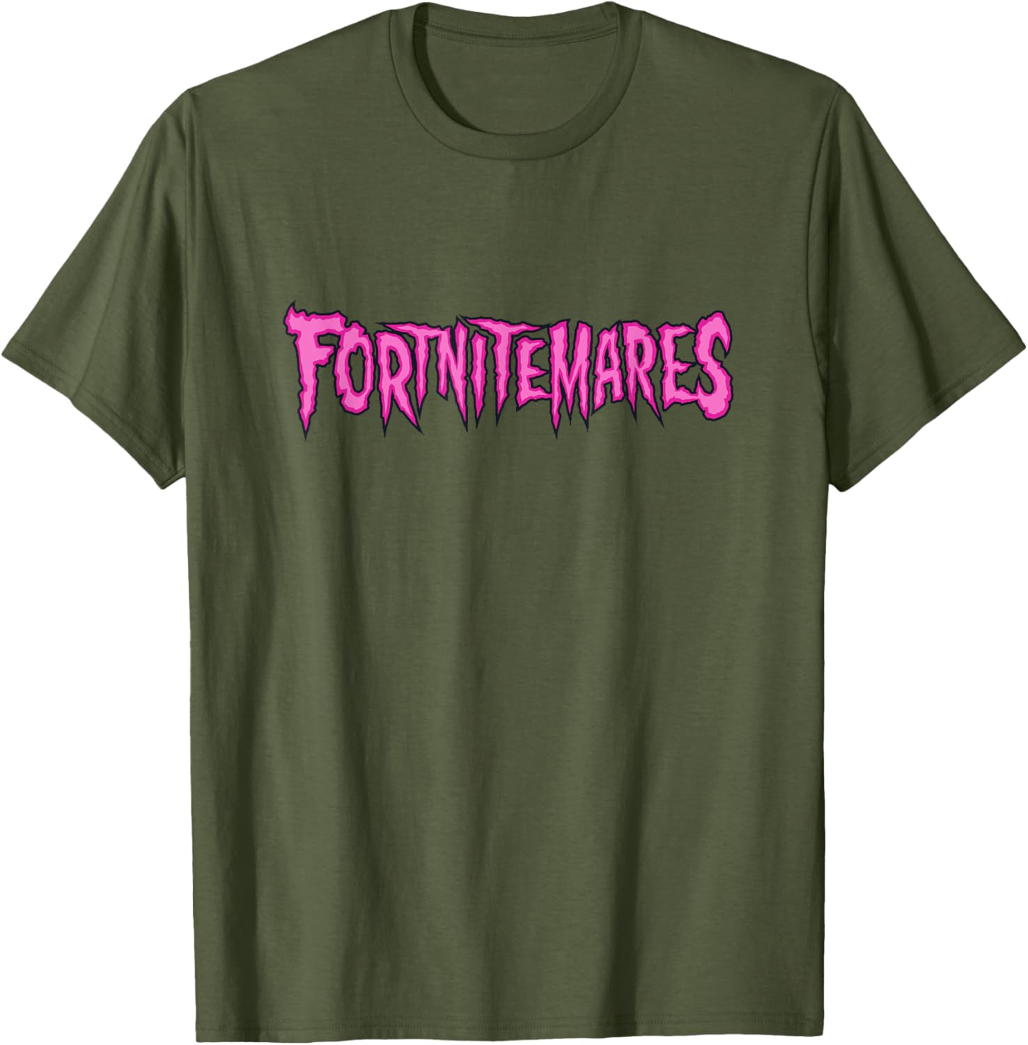 Fortnite Halloween Fortnitemares Creepy Horror Movie Logo T-Shirt - 6