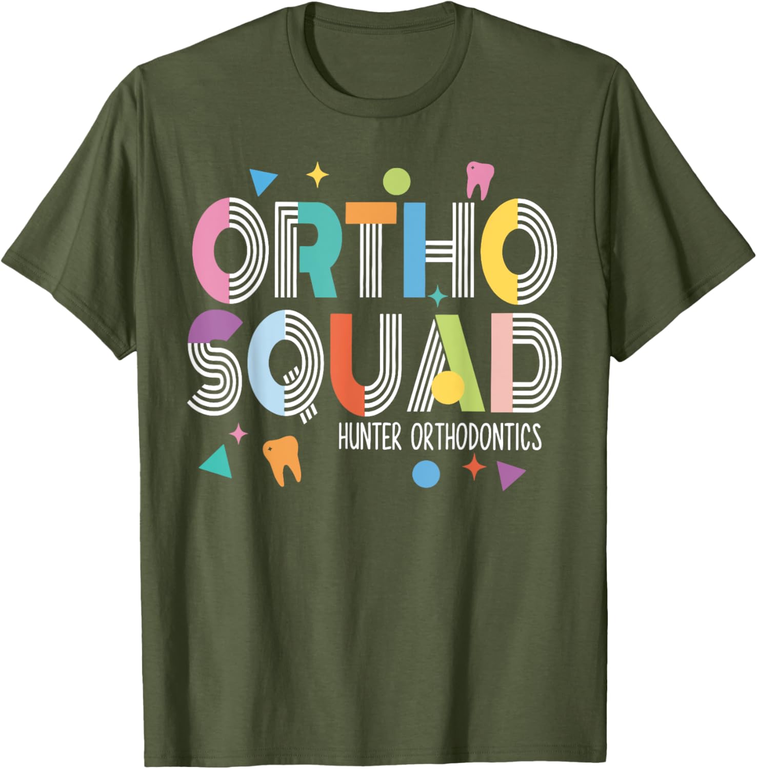 Ortho Squad Orthodontic Assistant T-Shirt for Dental Professionals - 6