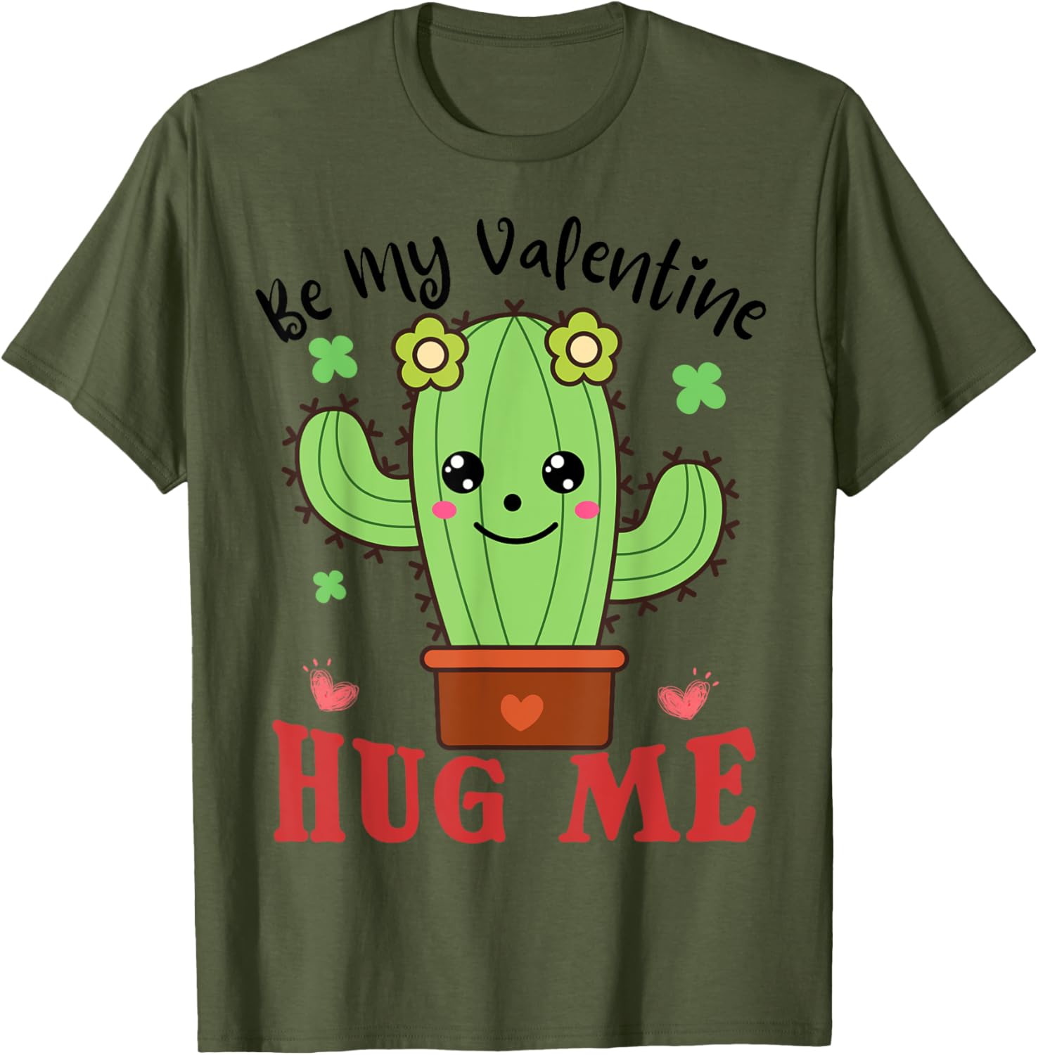 Funny Cactus Valentine's Day T-Shirt for Loving Couples - 7