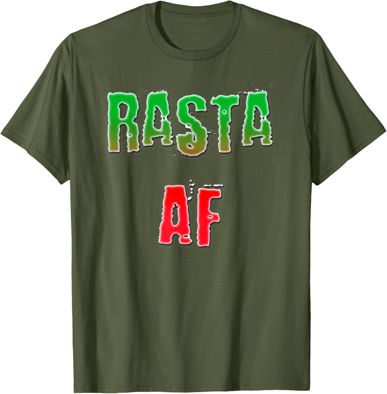 Rasta AF 3D T-Shirt for Unique Style in Clothing and Accessories - 21
