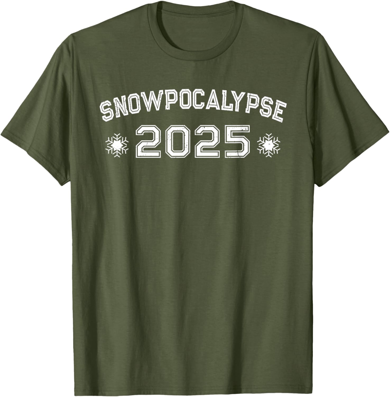 Snowpocalypse 2025 Big Winter Snowstorm T-Shirt for Cozy Style - 13
