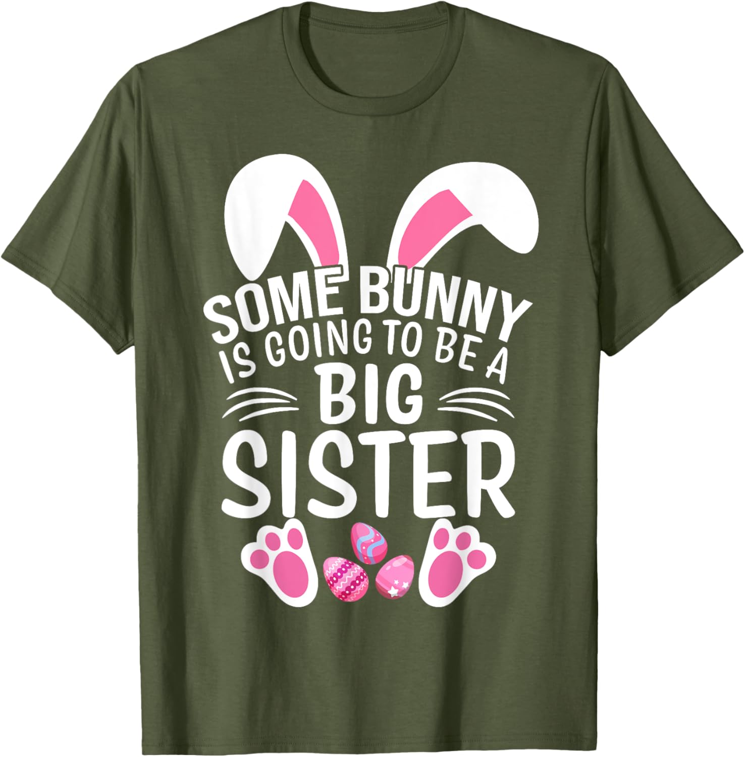 Some Bunny Is Going To Be A Big Sister Easter T-Shirt for Girls - 16