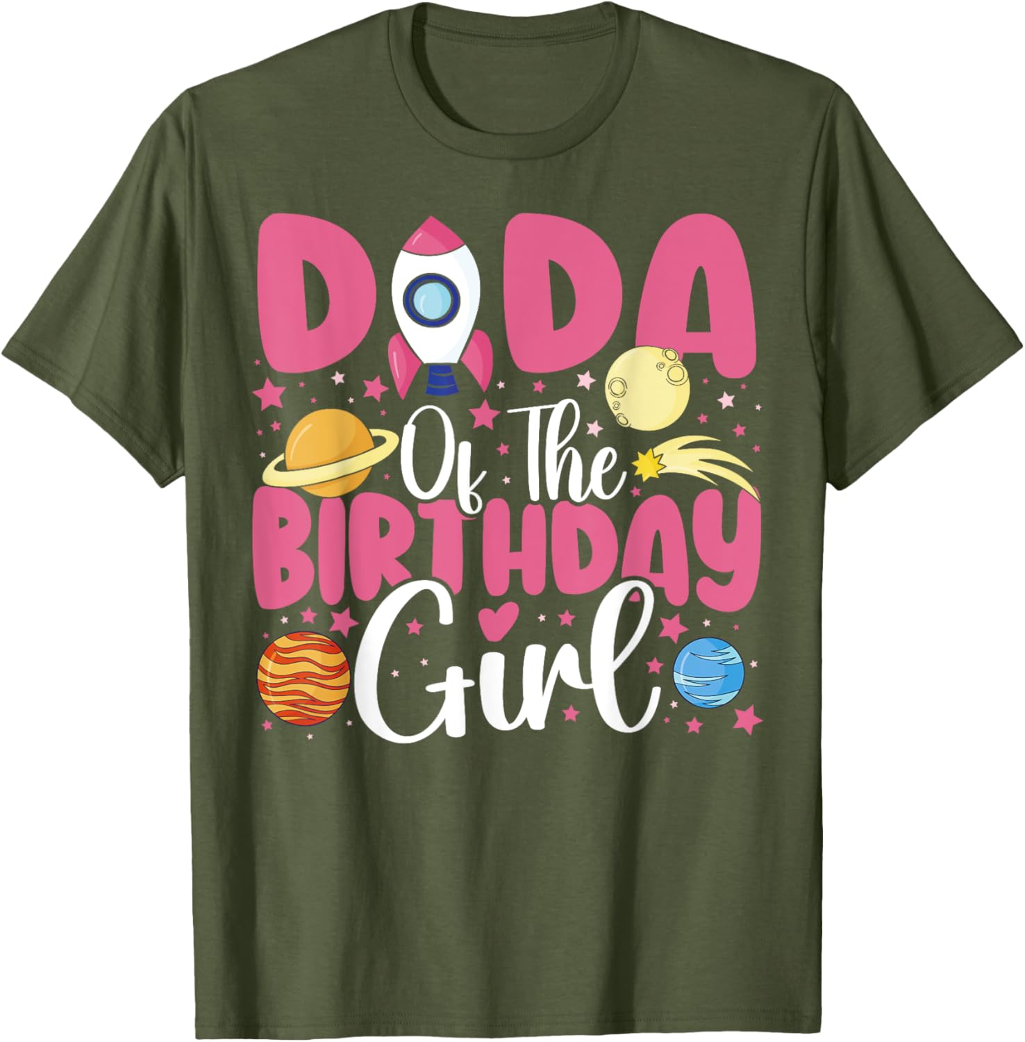 Birthday Girl Astronaut Family T-Shirt for Fun Celebrations - 6