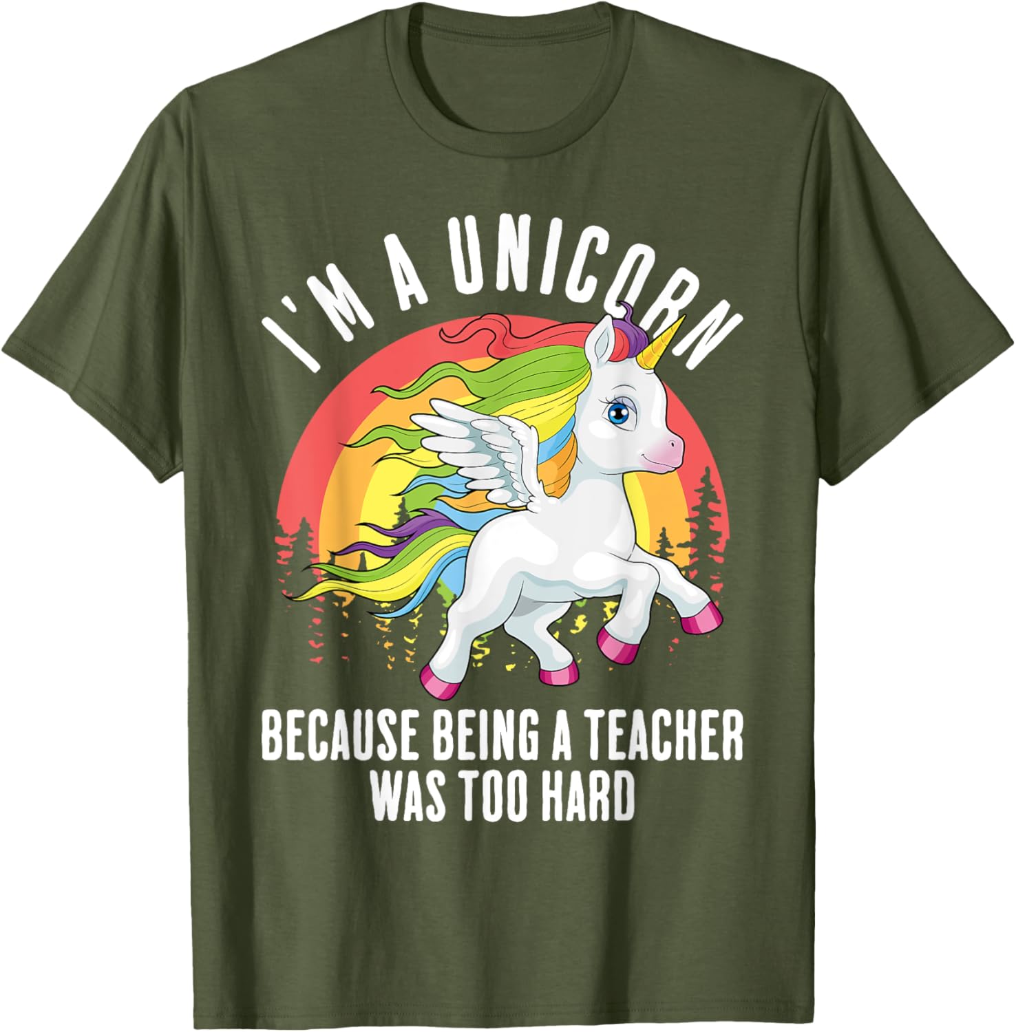 Funny Unicorn Teacher T-Shirt for Creative Educators and Unicorn Lovers - 1