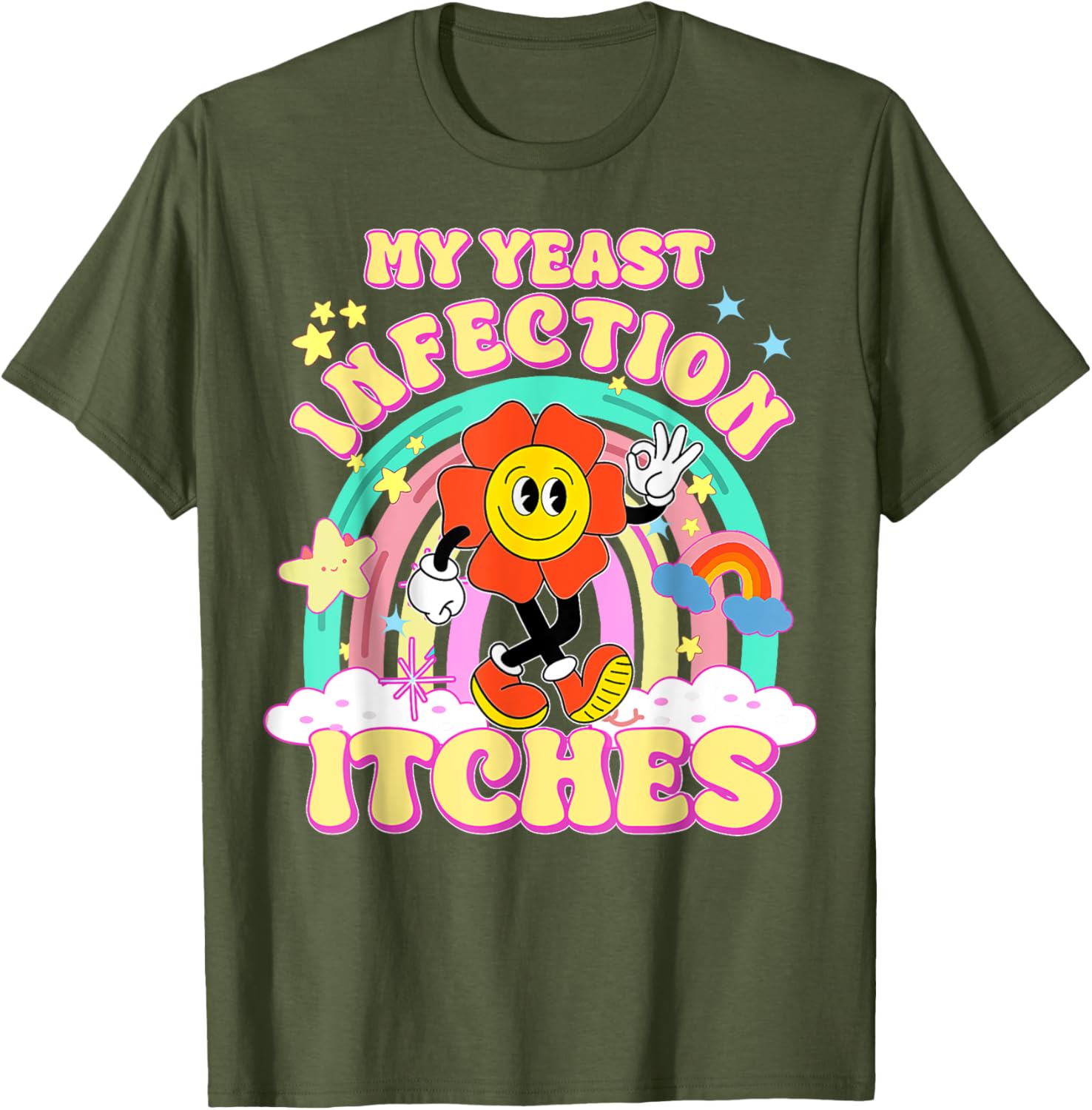 Funny Yeast Infection Humor T-Shirt for Unique Gifts and Casual Wear - 3