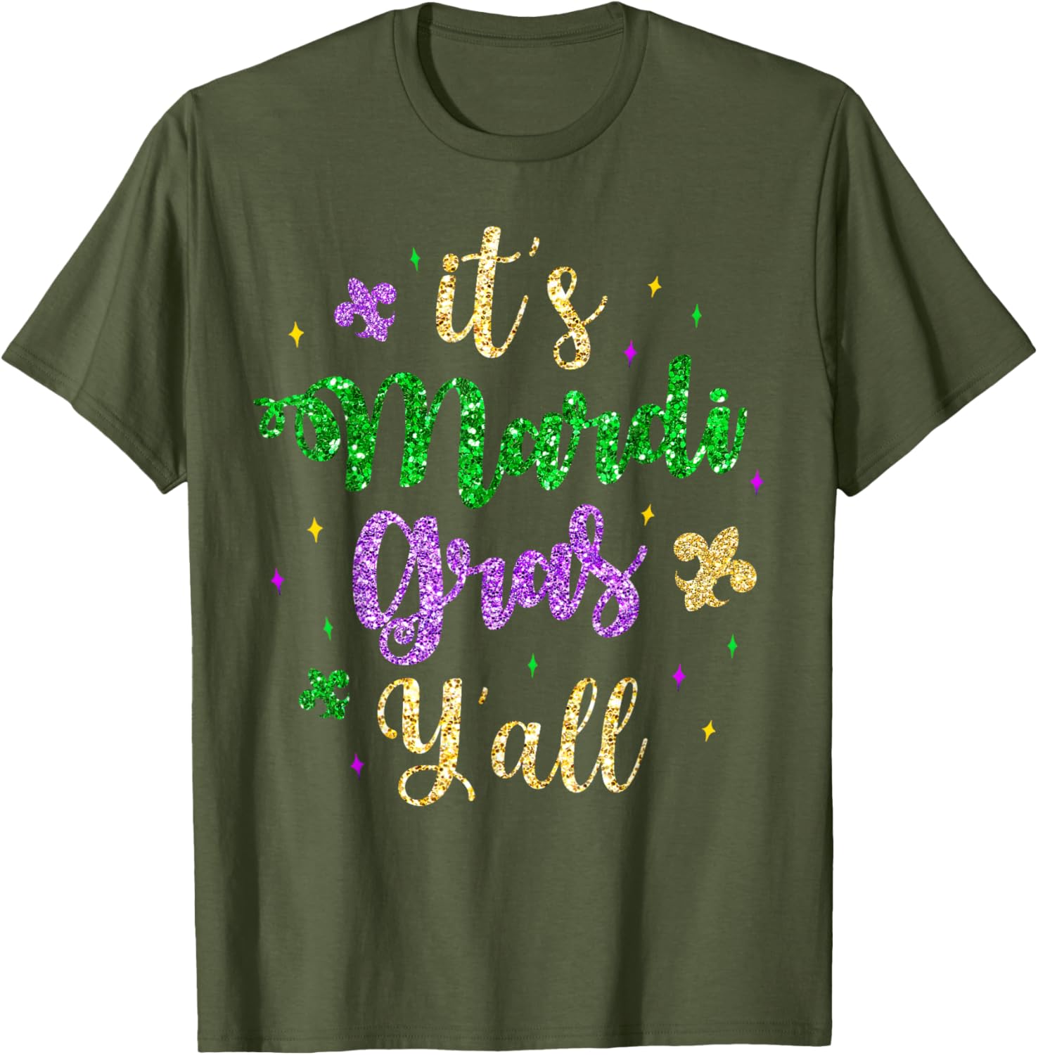 Mardi Gras Y'all Masks T-Shirt for Women and Kids - Fun Party Costume - 4