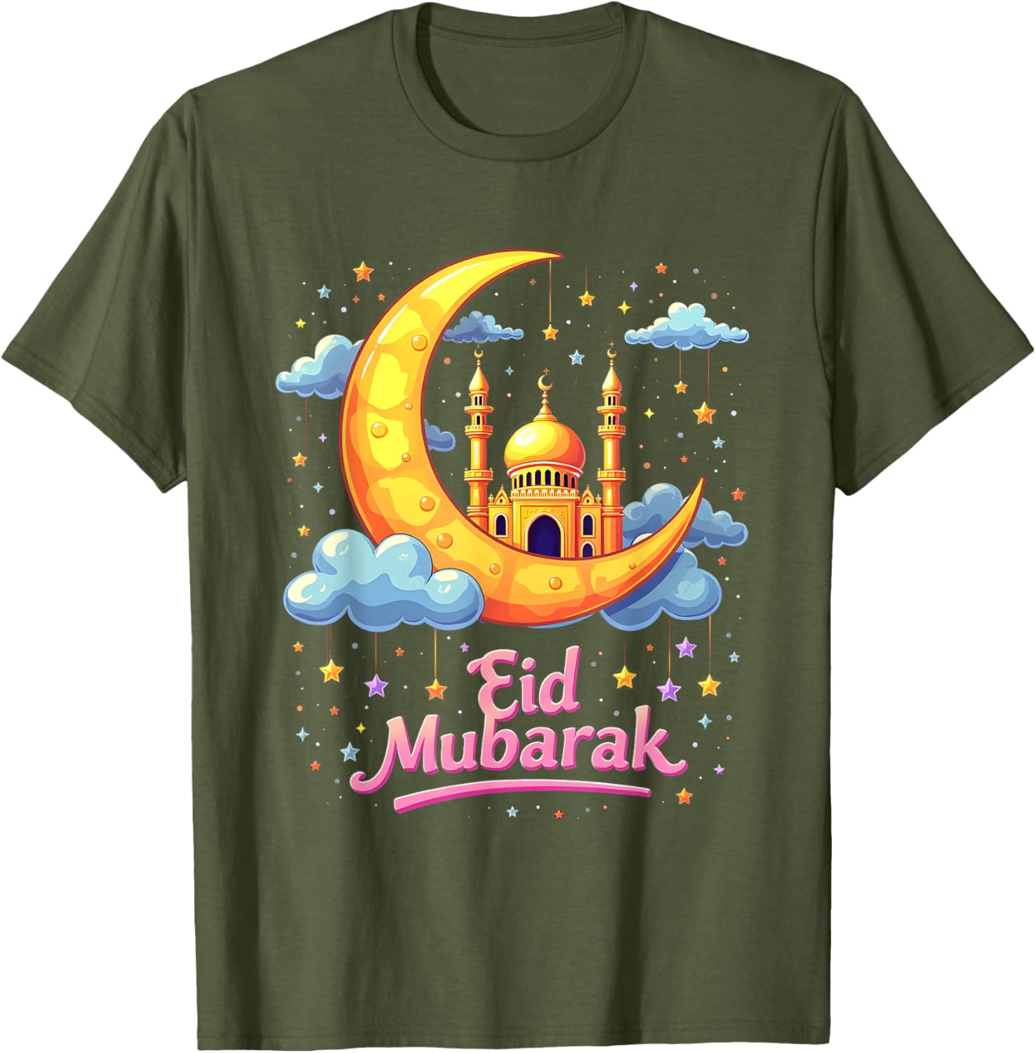 Mubarak Kareem Eid Al-Fitr T-Shirt for Happy Ramadan 2025 Celebrations - 20