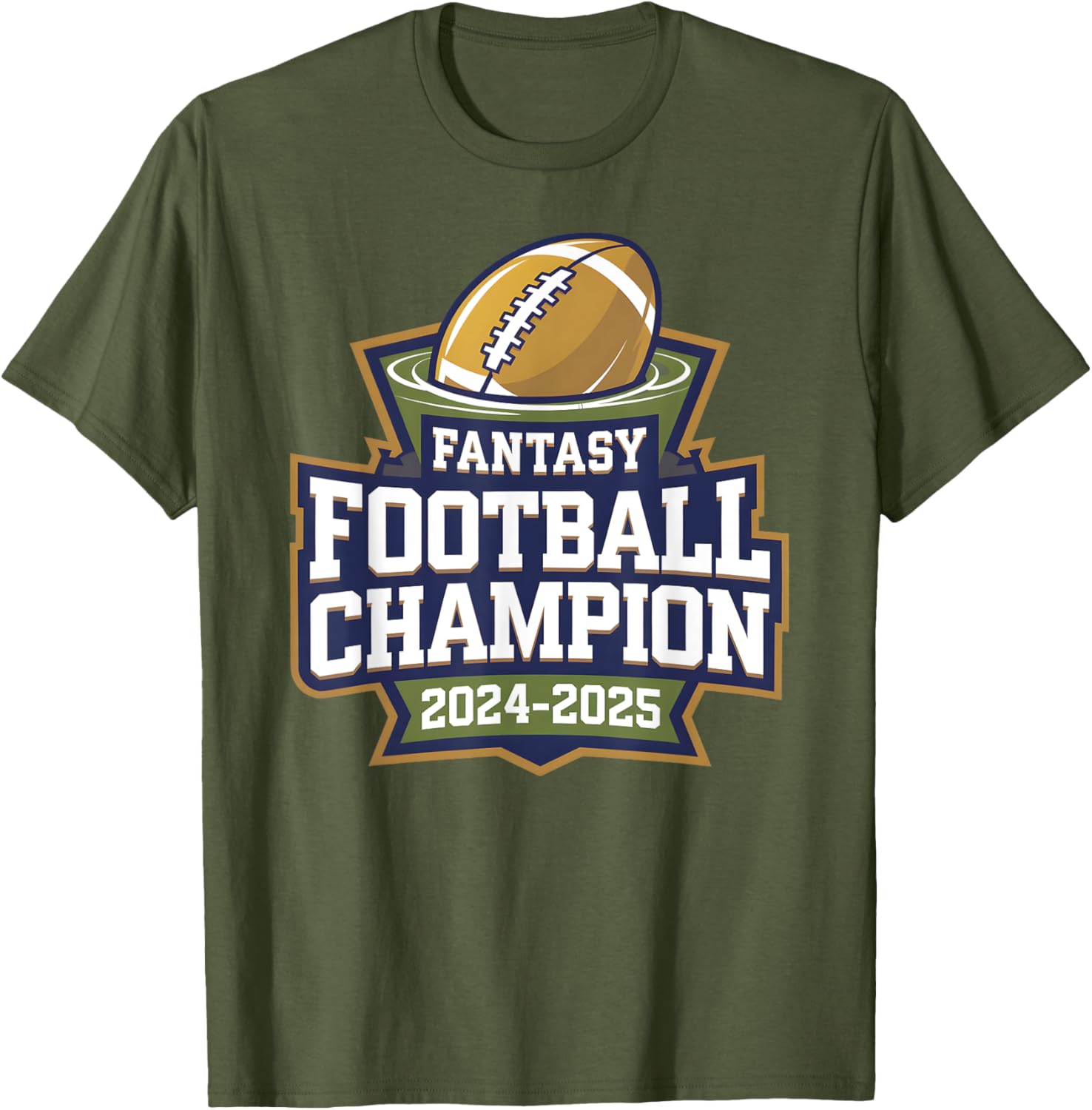 Fantasy Football Champion T-Shirt for Men and Boys 2024-2025 - 25