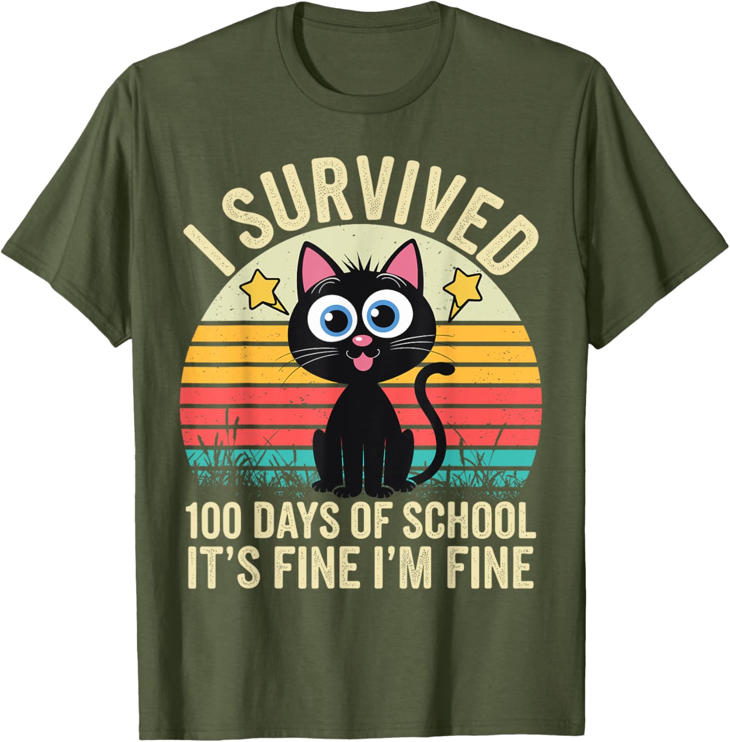 I Survived 100 Days of School T-Shirt for Kids - Fun and Stylish! - 16