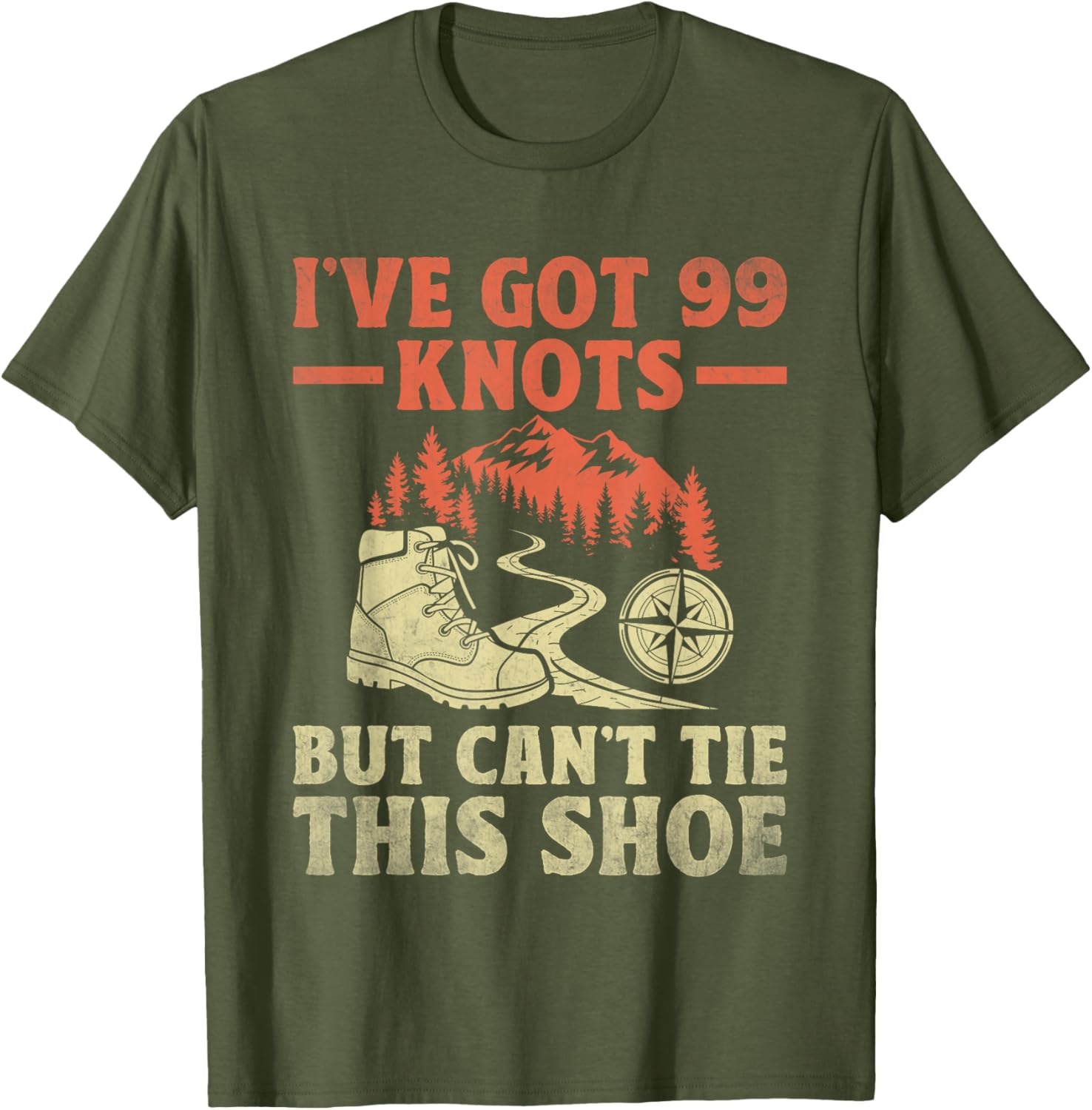 Funny Scout T-Shirt I've Got 99 Knots But Can't Tie This Shoe - 18