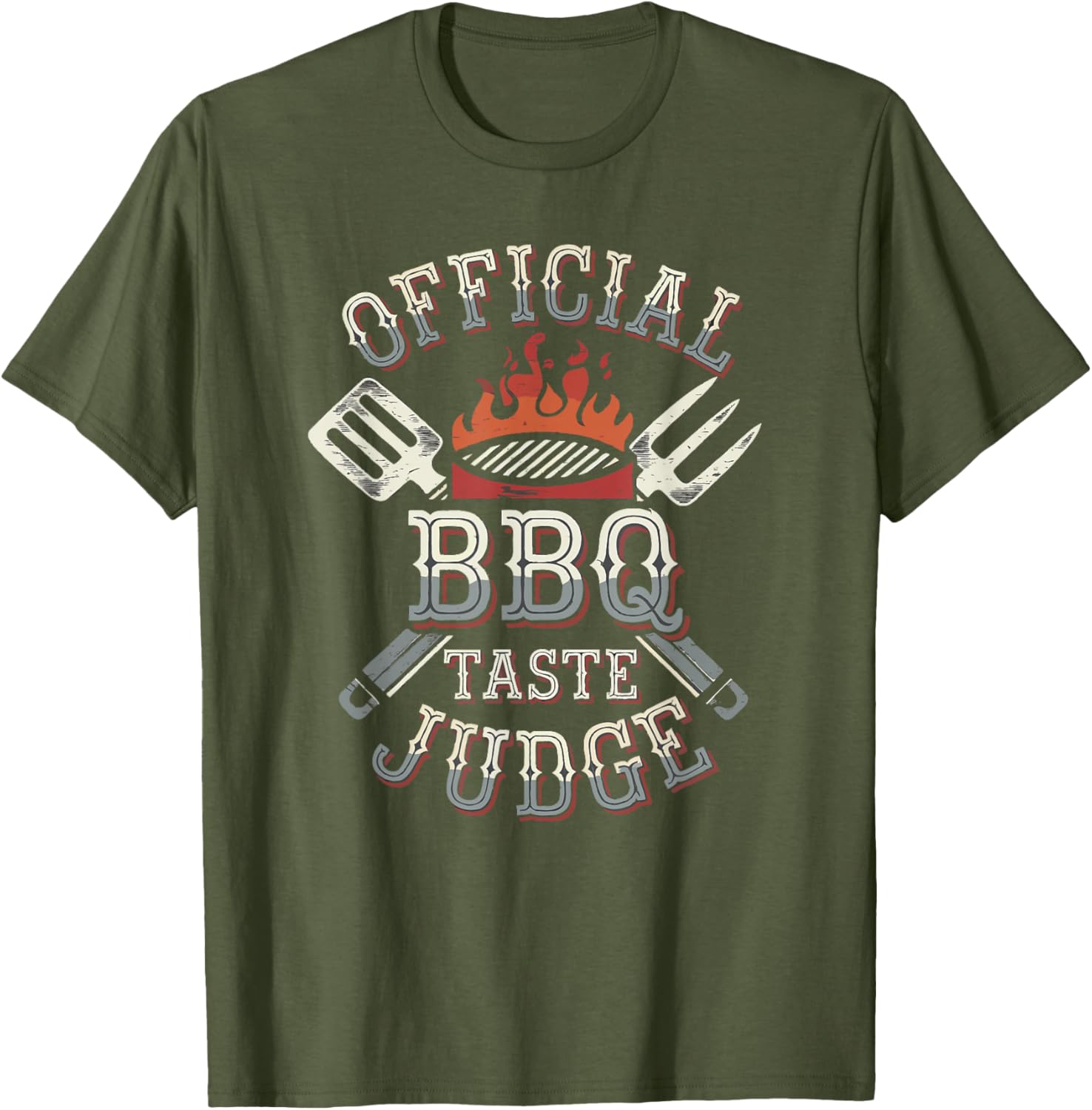 Official BBQ Taste Judge Grilling T-Shirt for Food Lovers and BBQ Fans - 2
