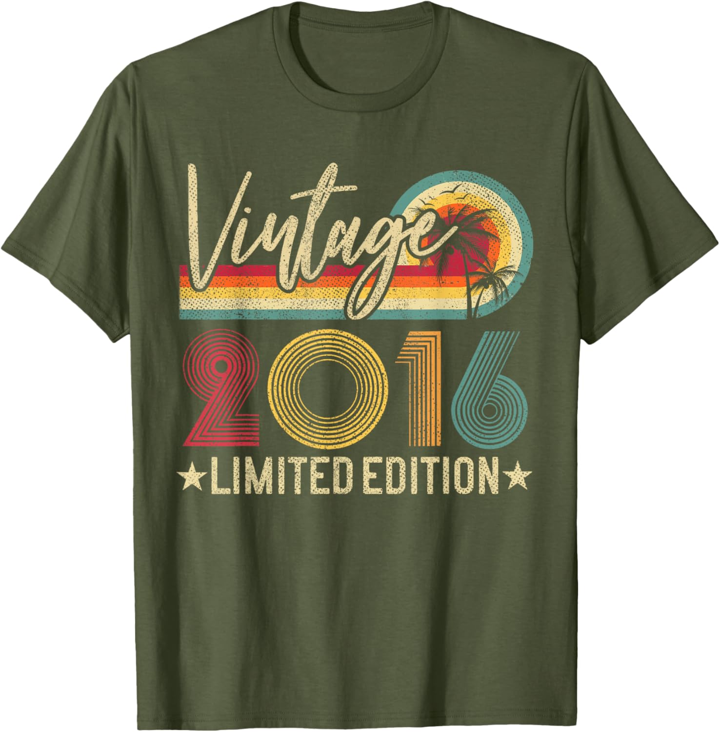 Limited Edition Vintage 2016 9th Birthday T-Shirt for Kids - 5
