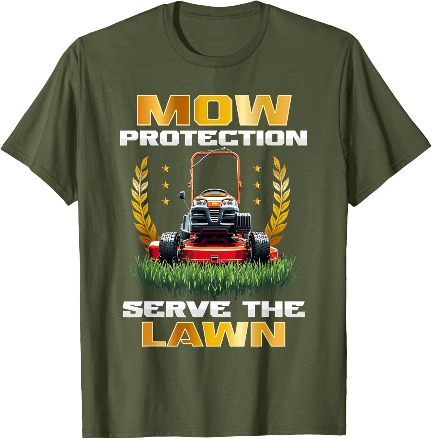 Lawn Mowing Mower Protection T-Shirt for Lawn Care Enthusiasts - 18