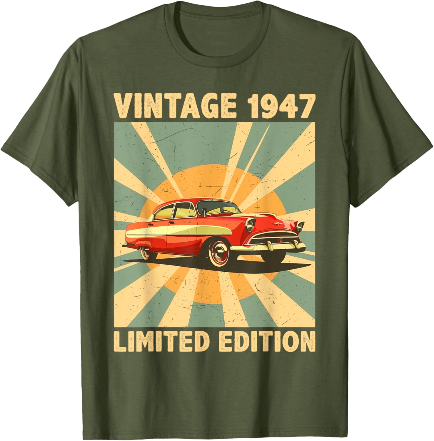 Funny 78th Birthday T-Shirt Retro 80's 1947 Vintage Style Gift Idea - 4
