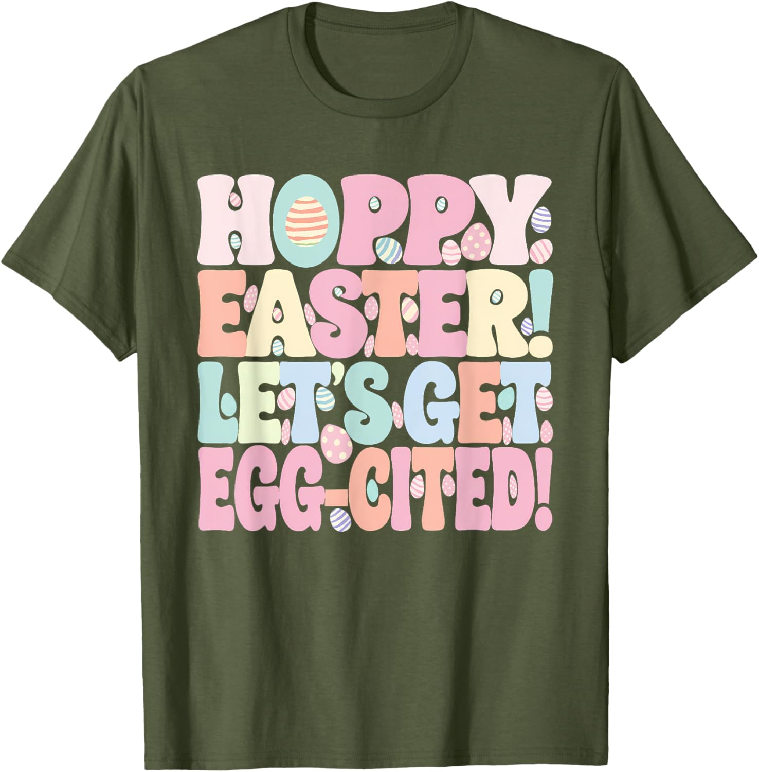 Funny Hoppy Easter Egg-cited T-Shirt for Festive Celebrations - 14