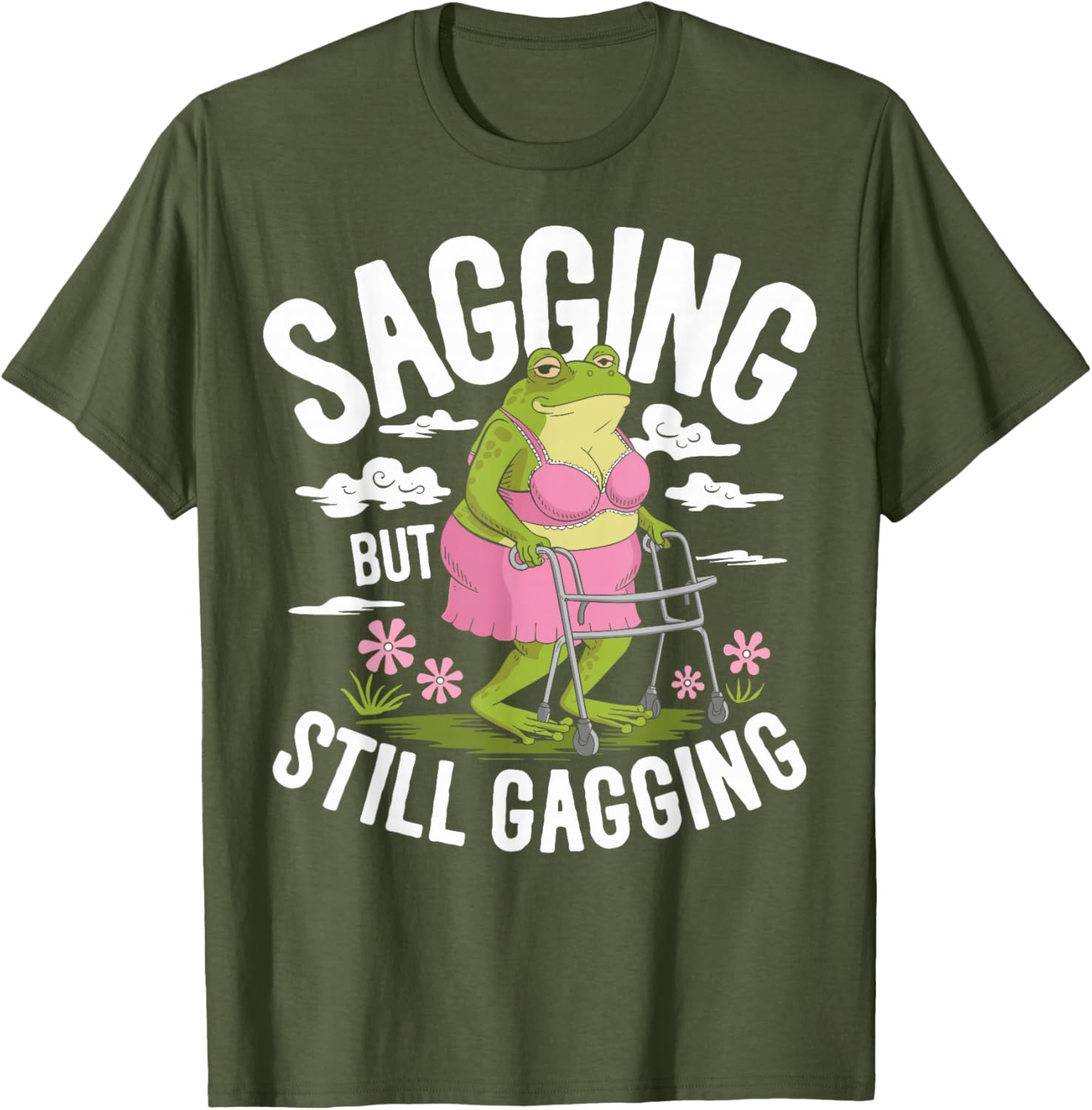 Funny Sagging Frog Meme T-Shirt for Sarcastic Humor Lovers - 10