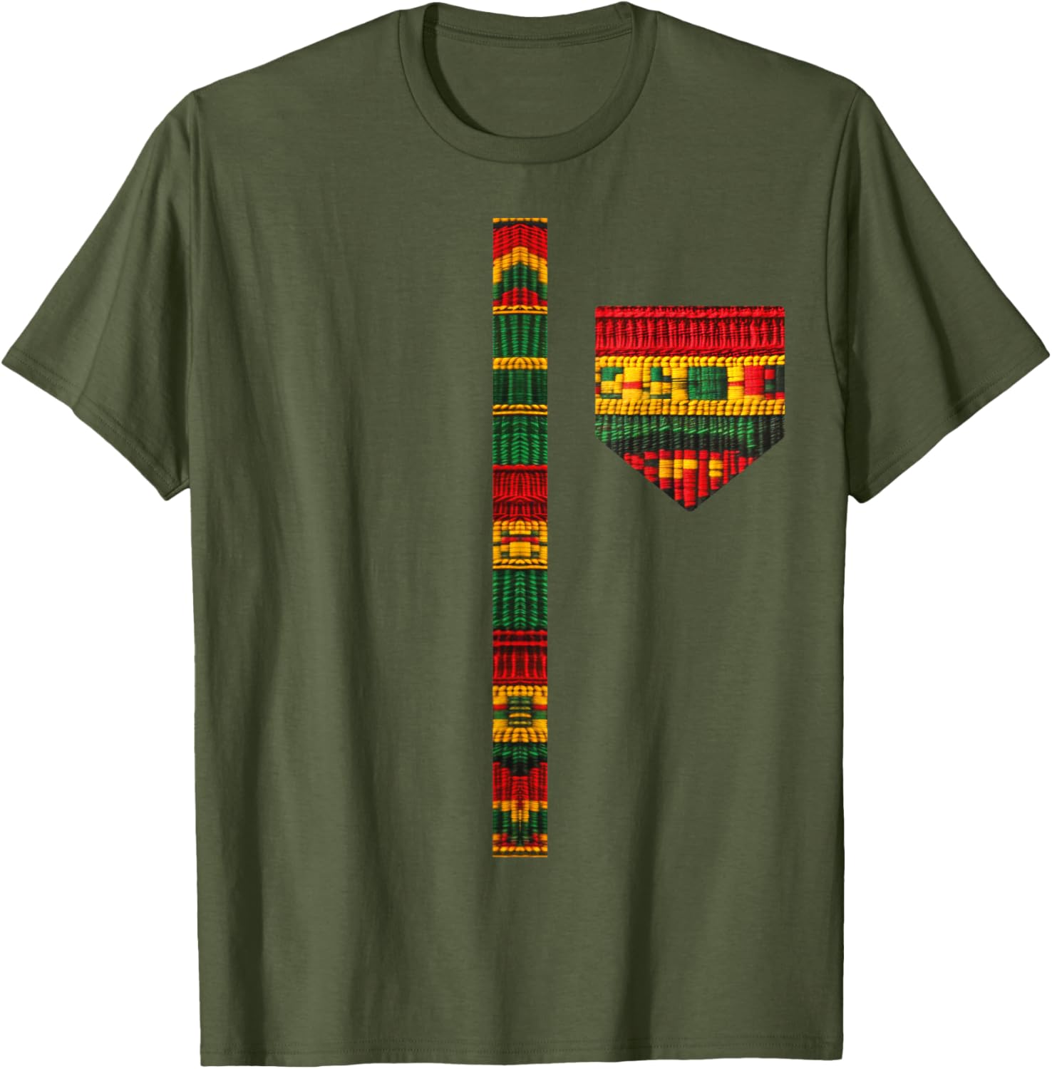 Stylish African Print Dashiki Kente Art T-Shirt for Men and Boys - 13