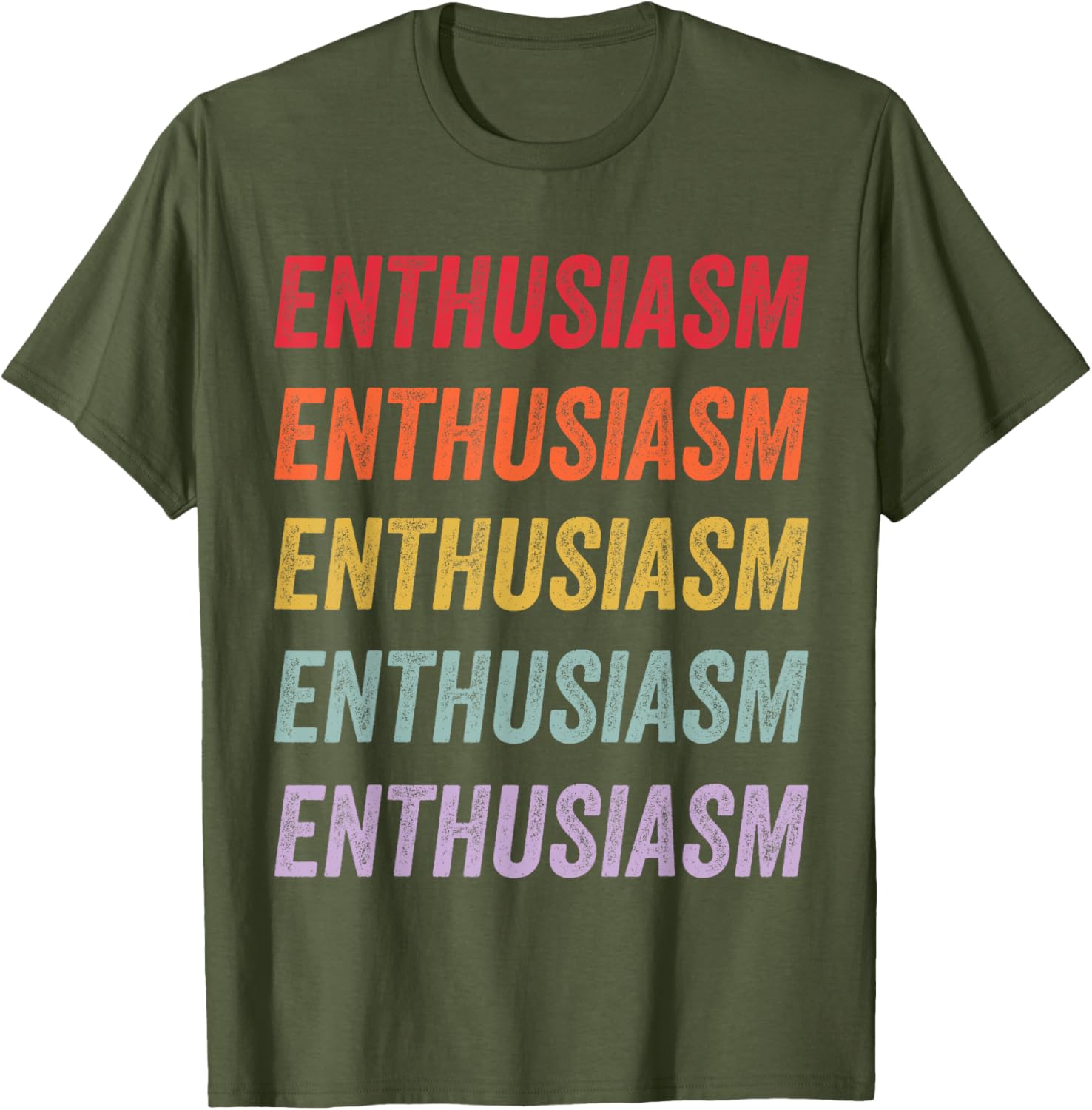 Enthusiasm Graphic T-Shirt for Men and Women - Stylish Everyday Wear - 2