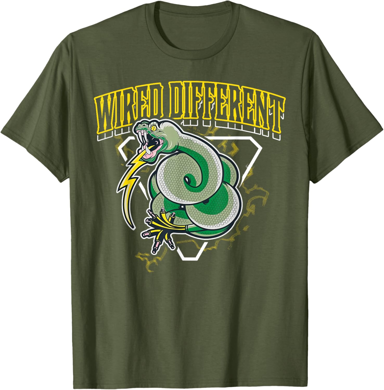 Wired Different Snake T-Shirt for Unique Style and Comfort - 1
