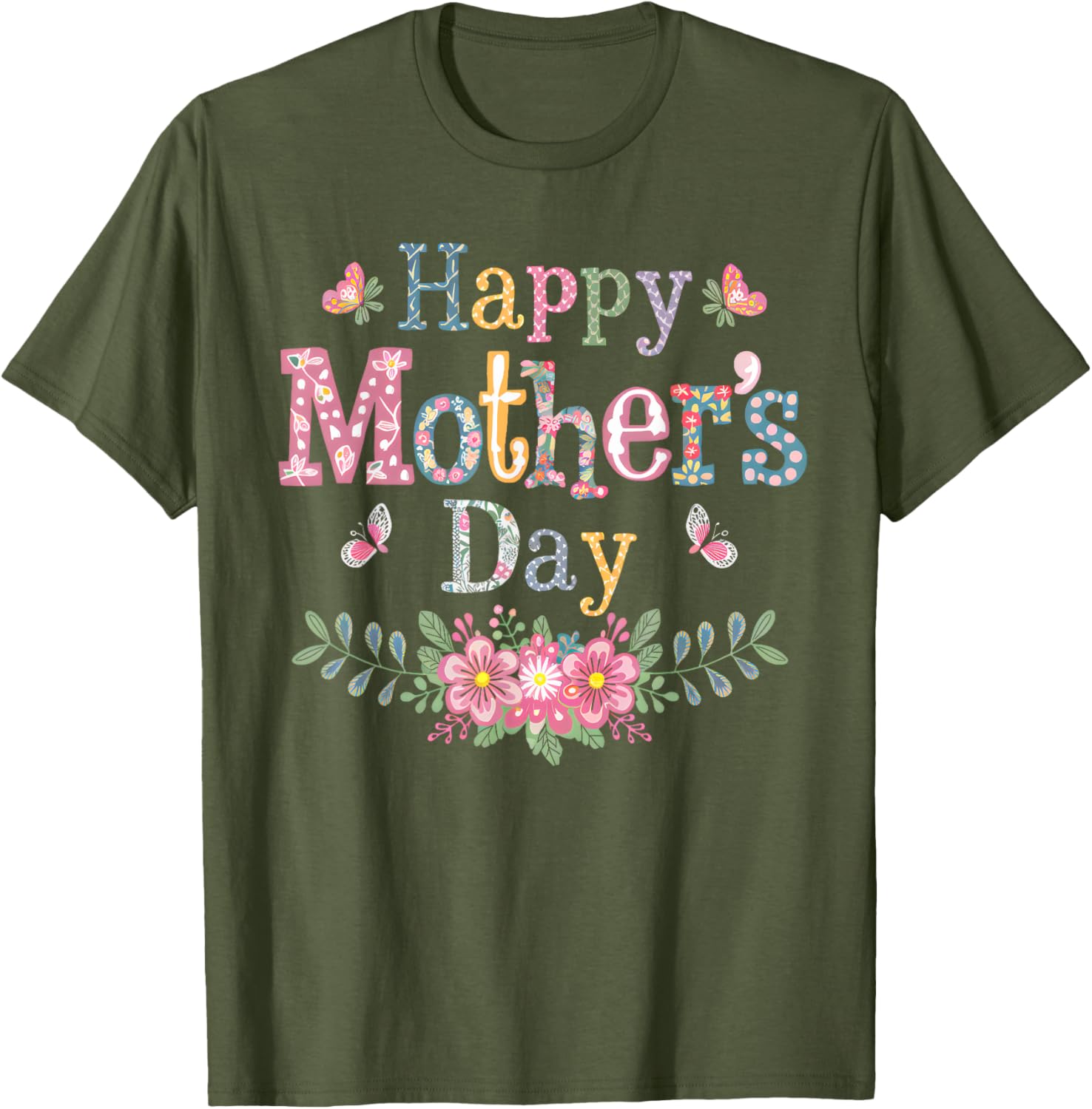 Cute Wildflowers T-Shirt for Mom and Grandma Happy Mother's Day 2025 - 18