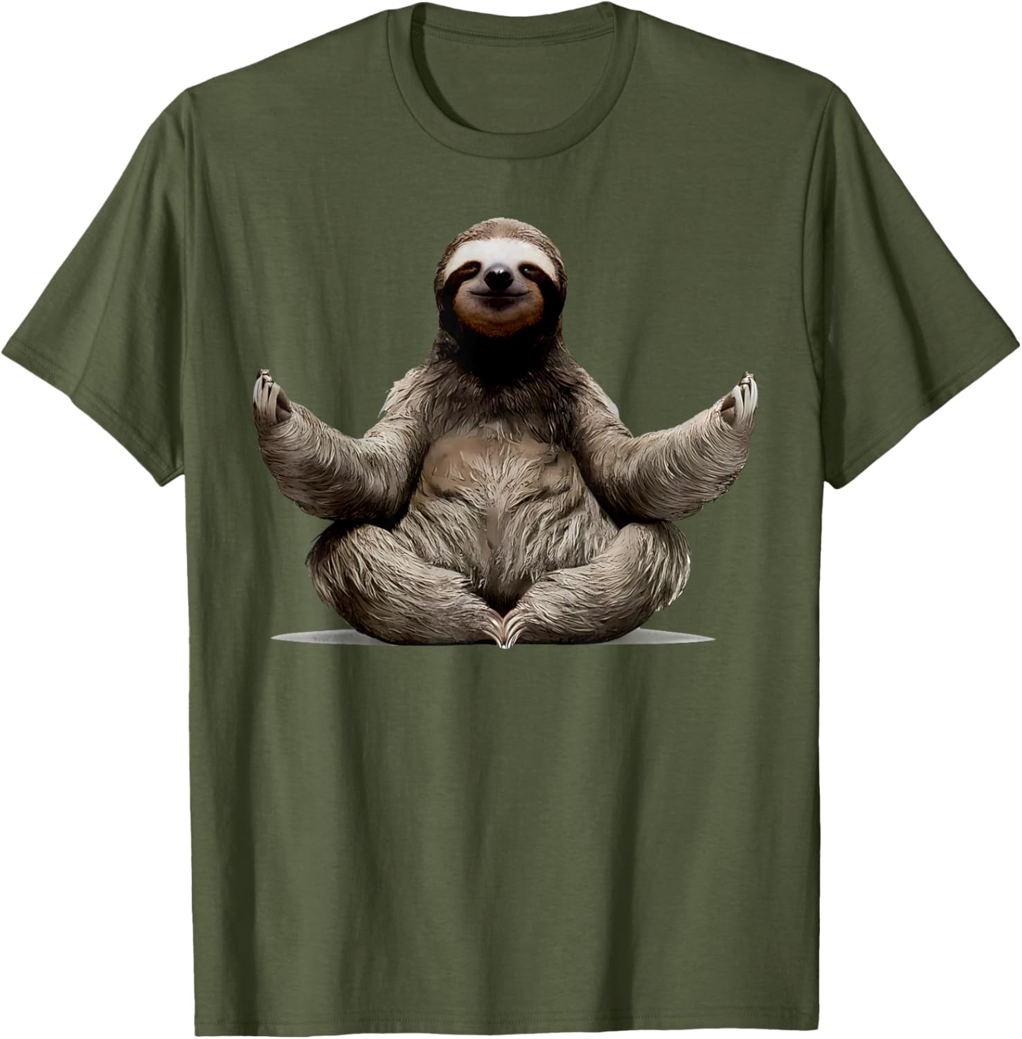 Sloth Yoga Namaste T-Shirt for Men and Women - Zen Buddha Meditation Wear - 15