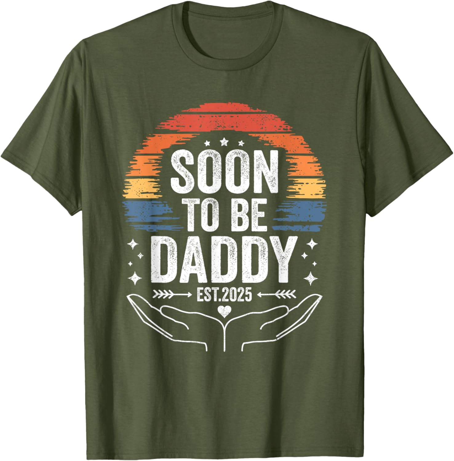 Soon To Be Daddy 2025 Pregnancy Announcement Dad T-Shirt for Him - 11