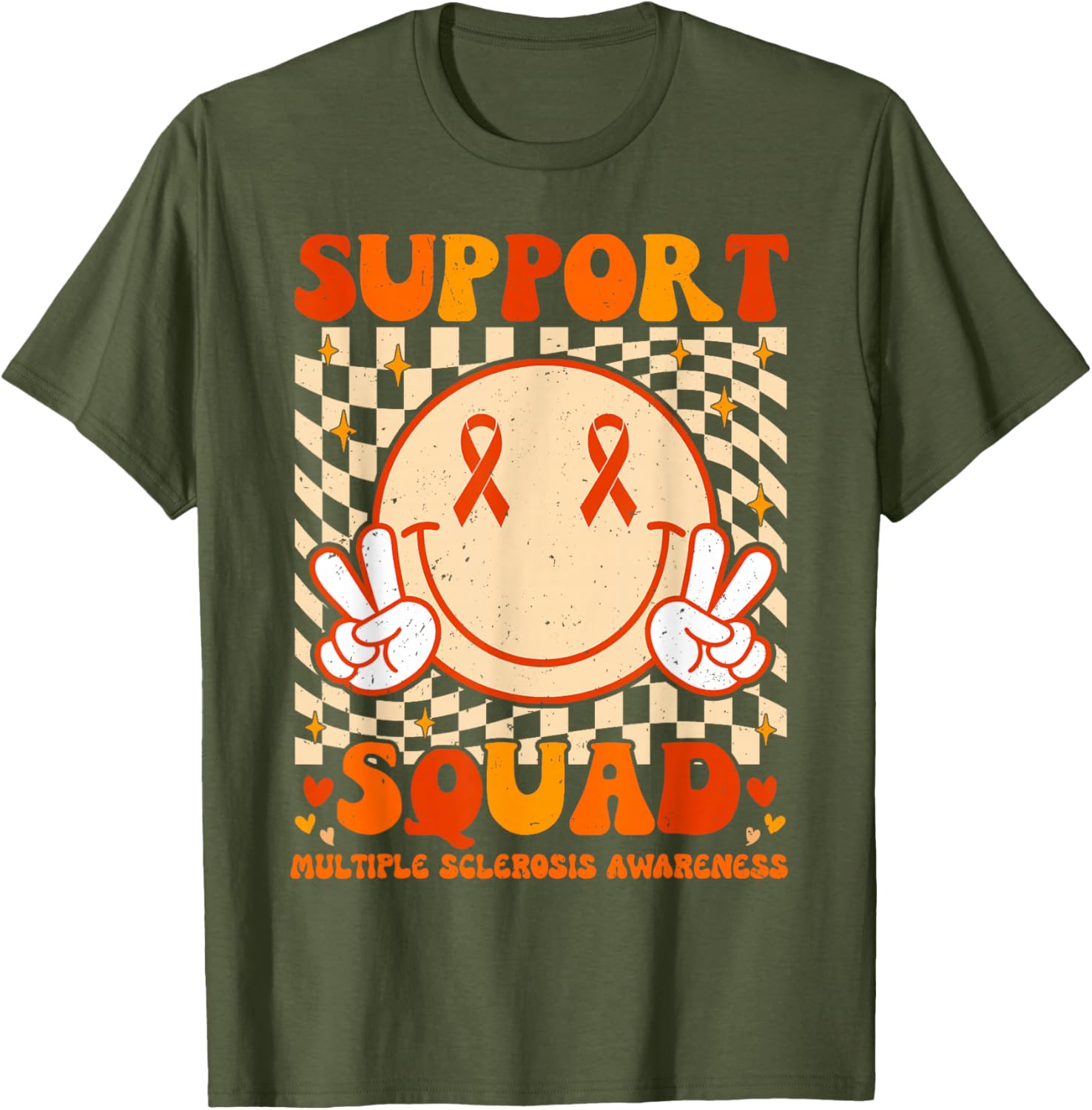 Motivation Support Multiple Sclerosis Awareness T-Shirt for MS Warriors - 20