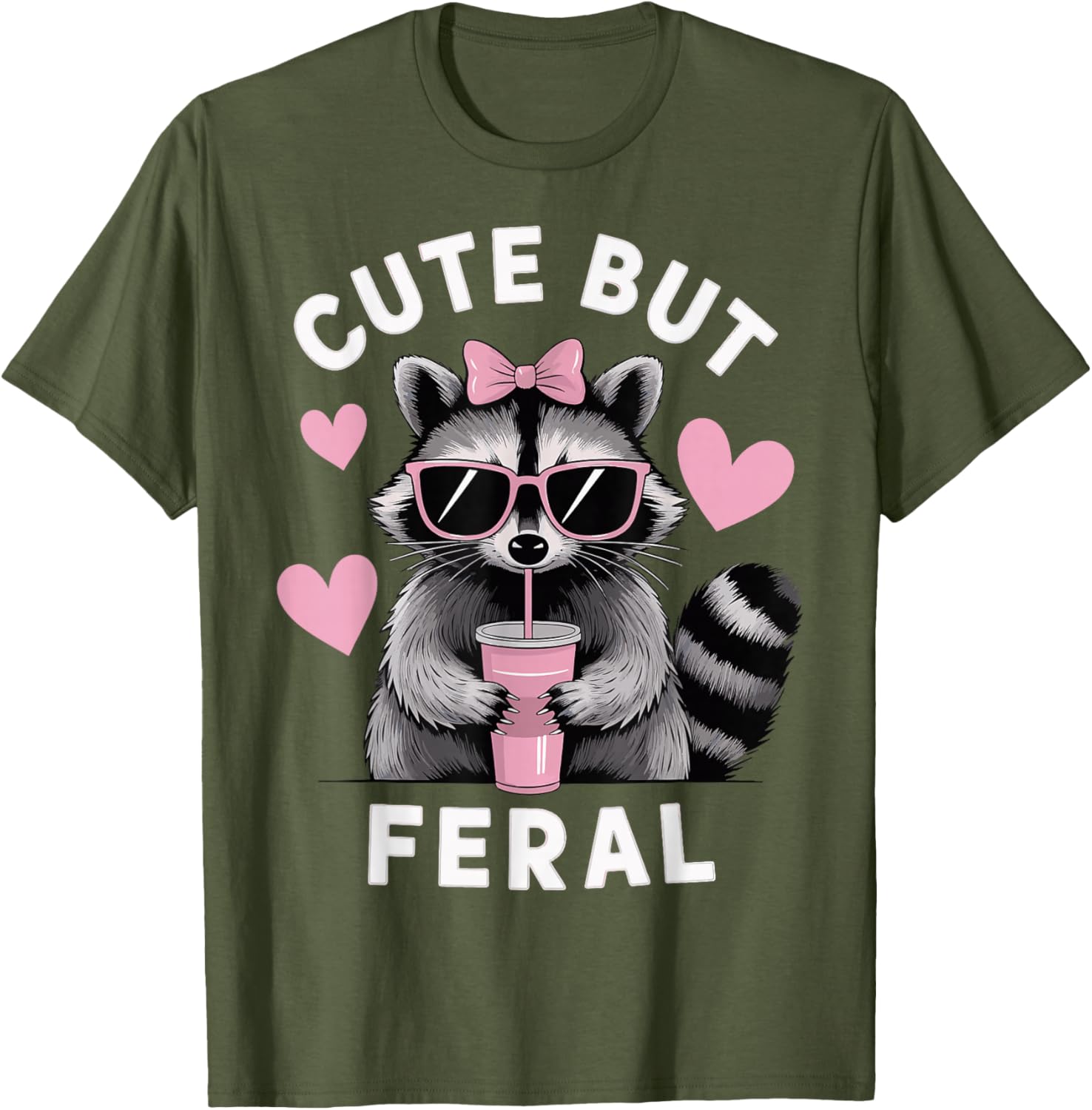 Cute But Feral T-Shirt for Animal Lovers - Stylish and Playful Apparel - 22