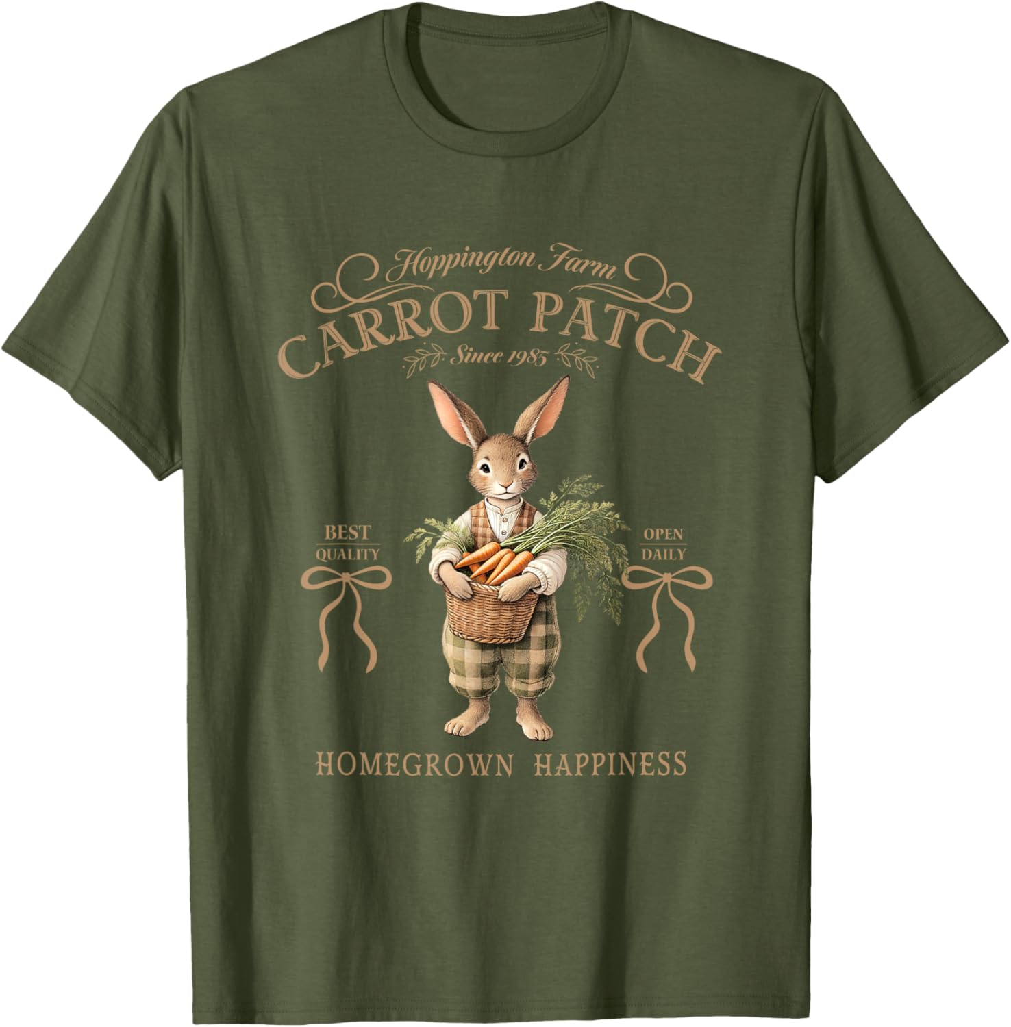 Hoppington Farm Carrot Patch Happy T-Shirt for Garden Lovers - 3