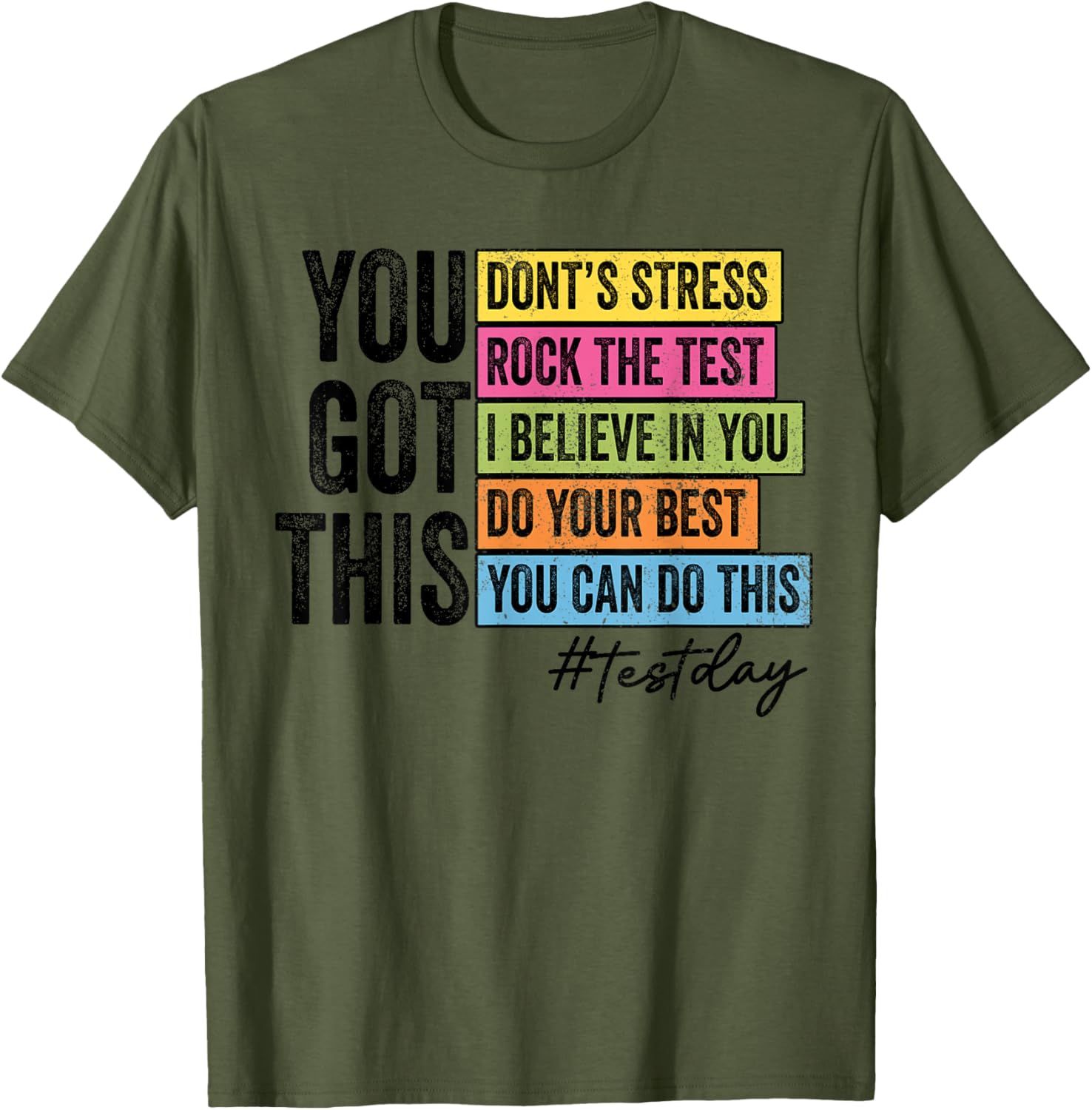 Retro You Got This Shirt Perfect for Exam Day Motivation and Style - 4