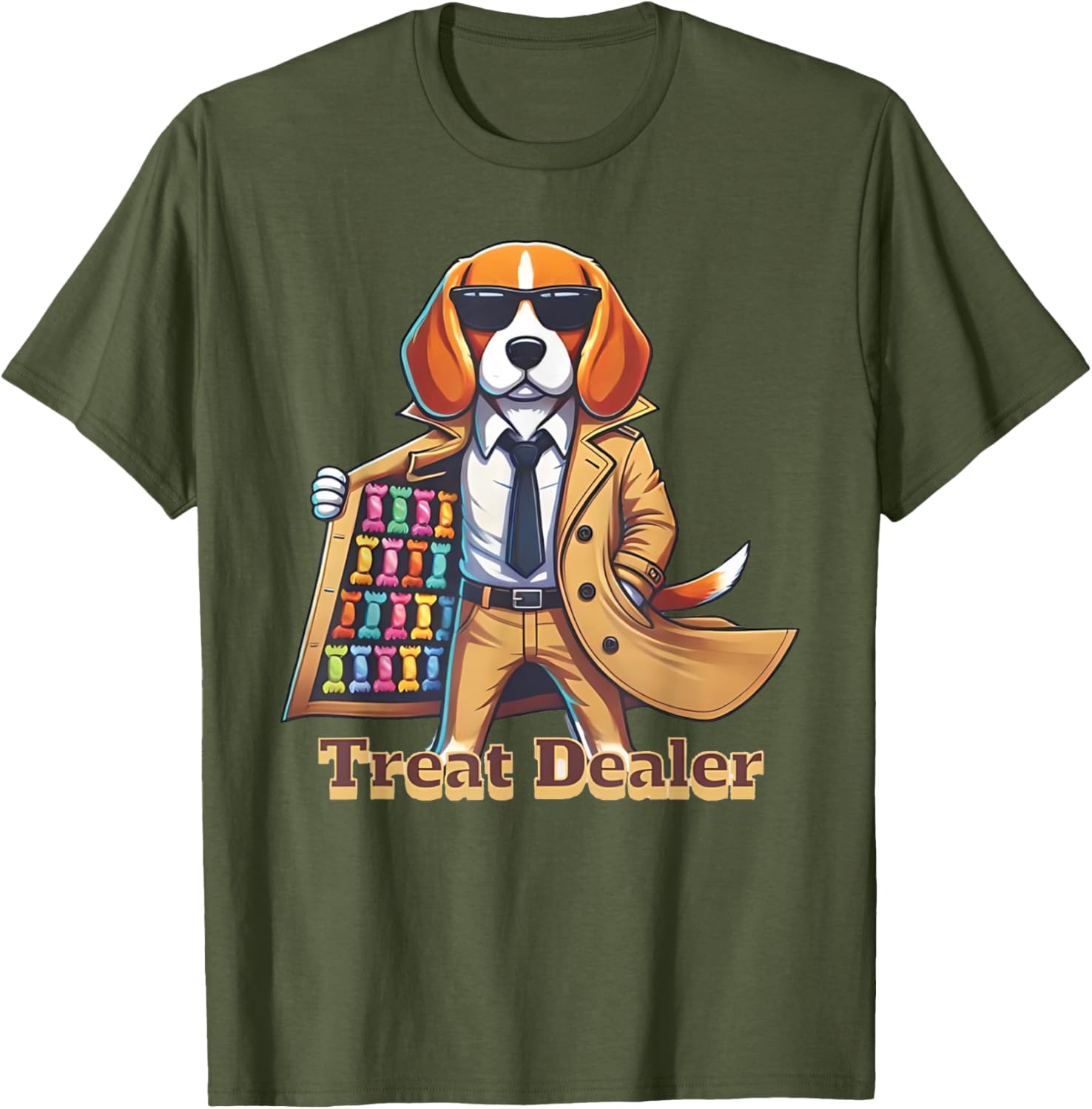Funny Beagle Lover T-Shirt for Dog Treat Dealers - Perfect Gift for Dog Owners - 23