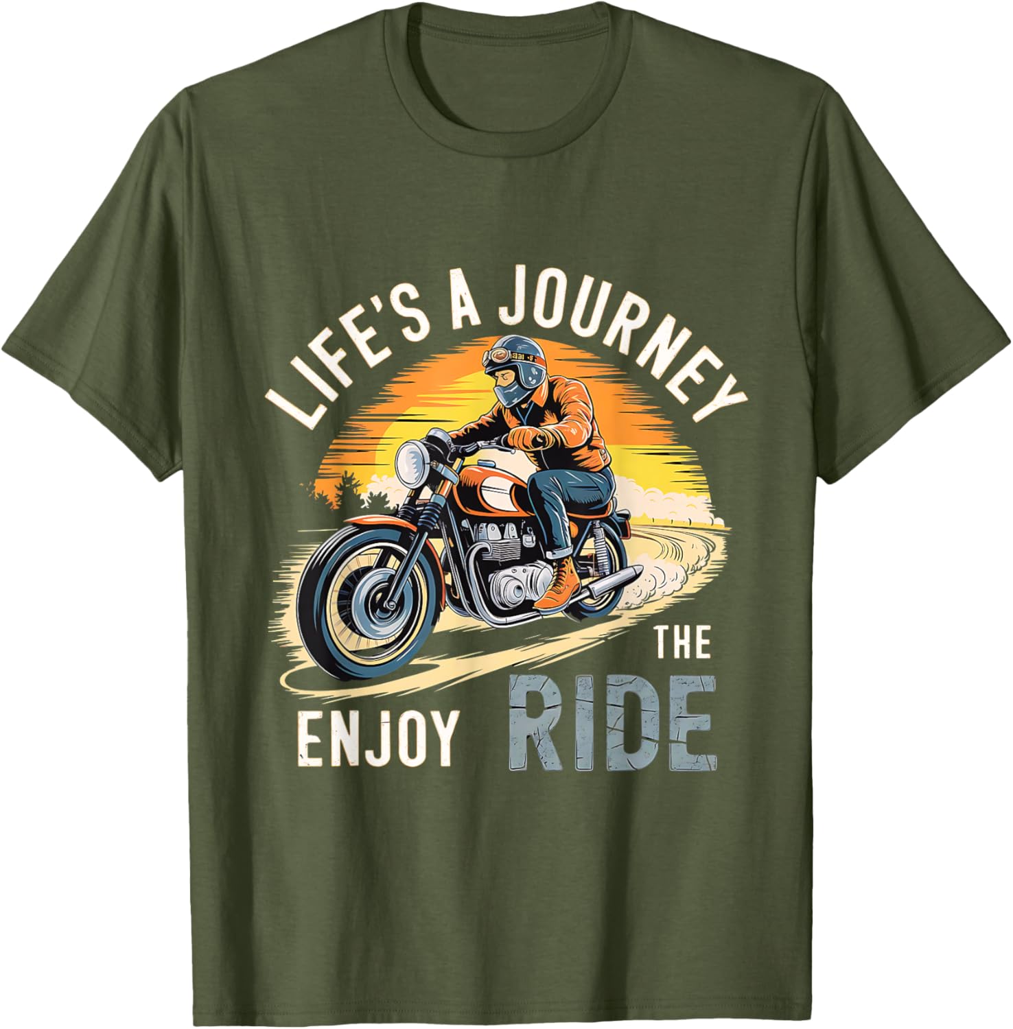 Biker Life Journey Enjoy The Ride T-Shirt for Men, Women, and Kids - 12