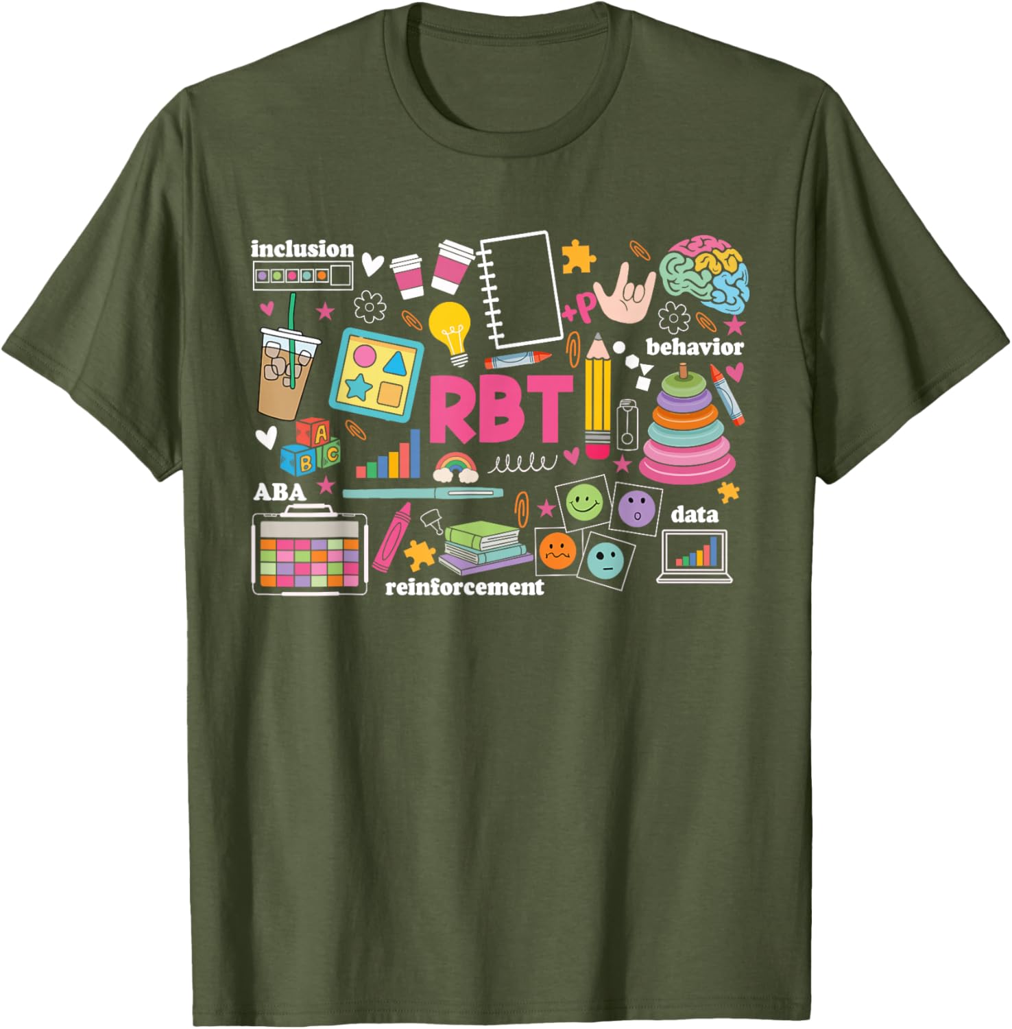 RBT Behavioral ABA Therapist T-Shirt for Registered Behavior Technicians - 5
