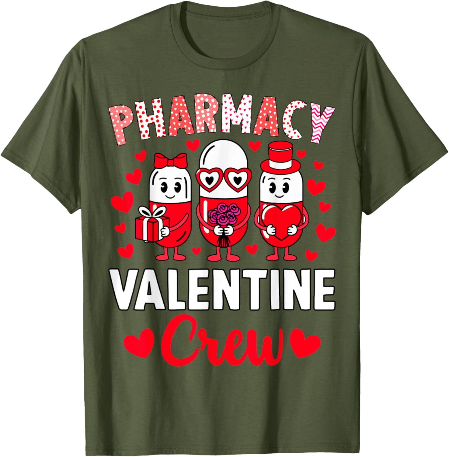 Valentine Pharmacy Tech T-Shirt Perfect Gift for Pharmacy Lovers - 16